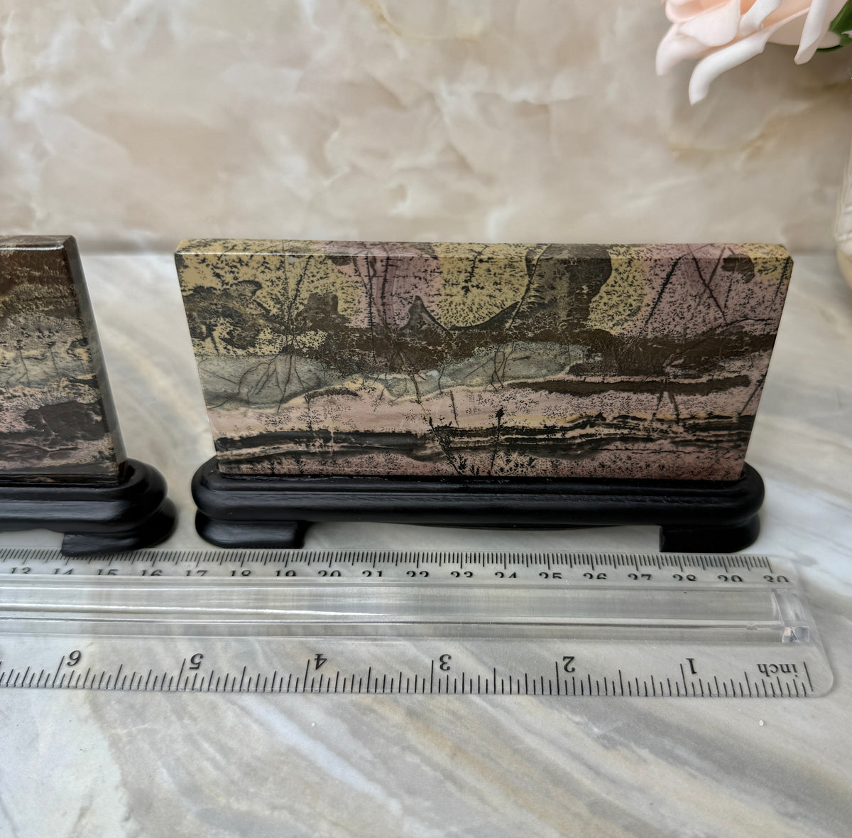 Picture Jasper Slab on Stand
