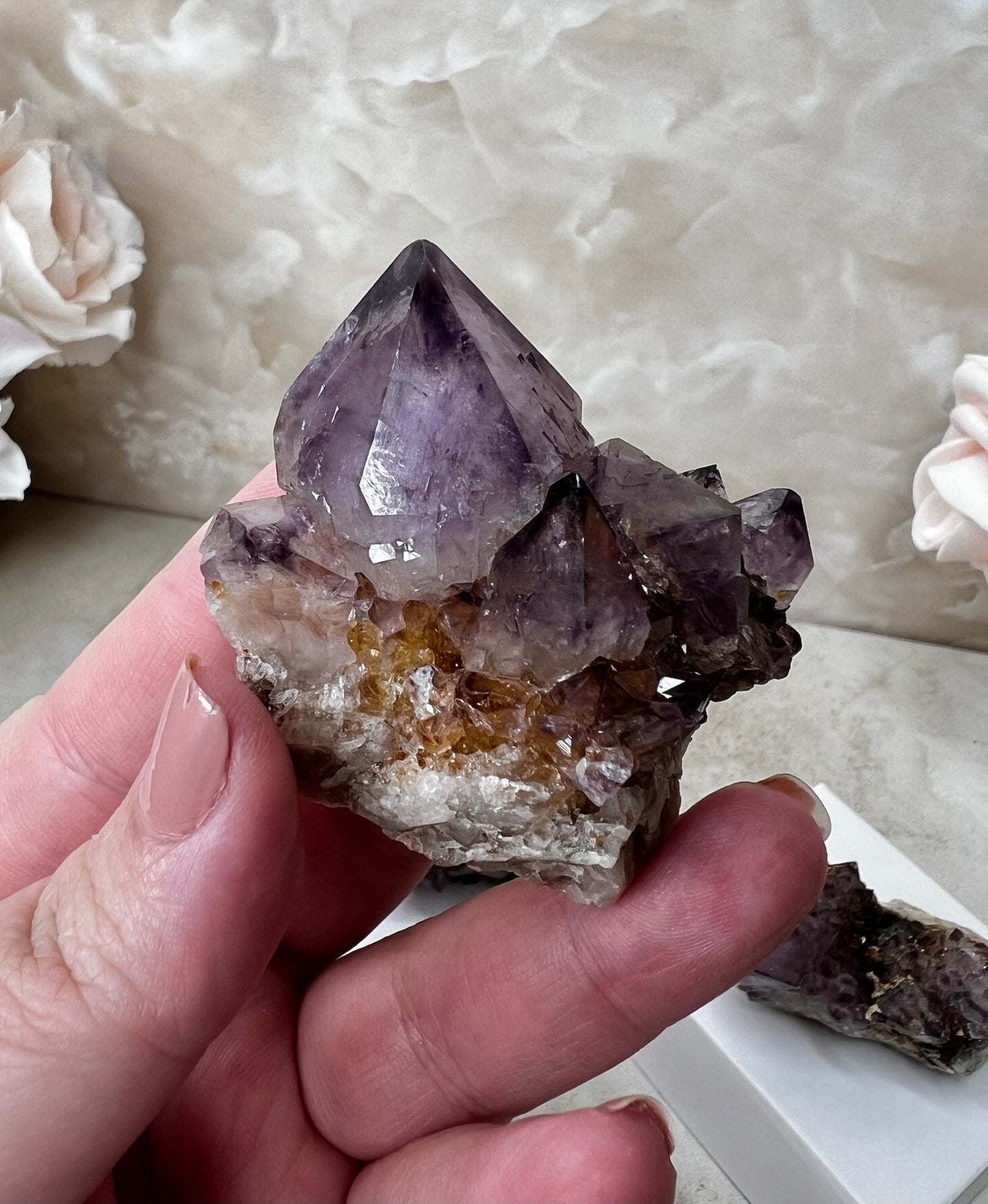 Dark Spirit Quartz Cluster