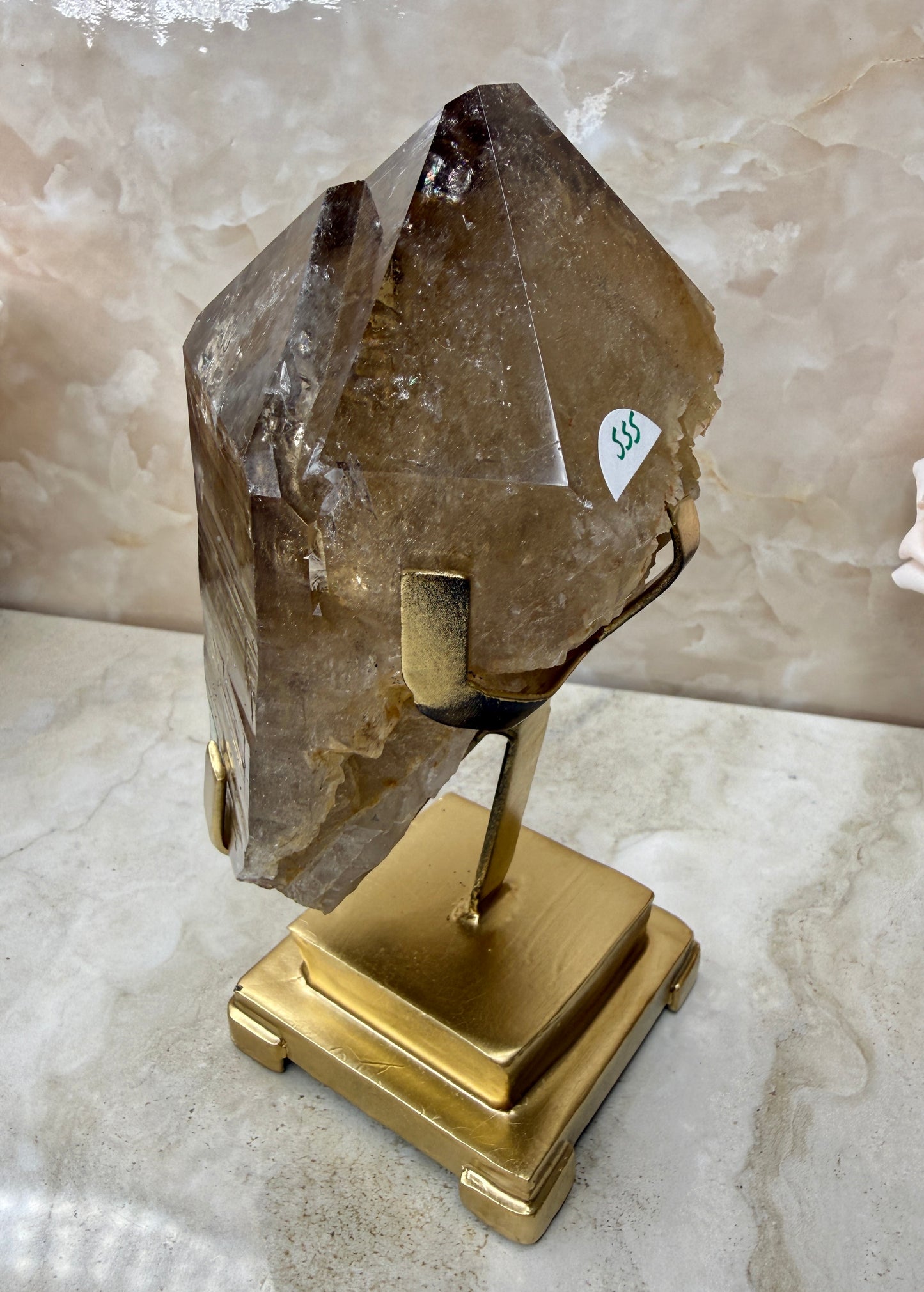 Citrine on Stand from Brazil