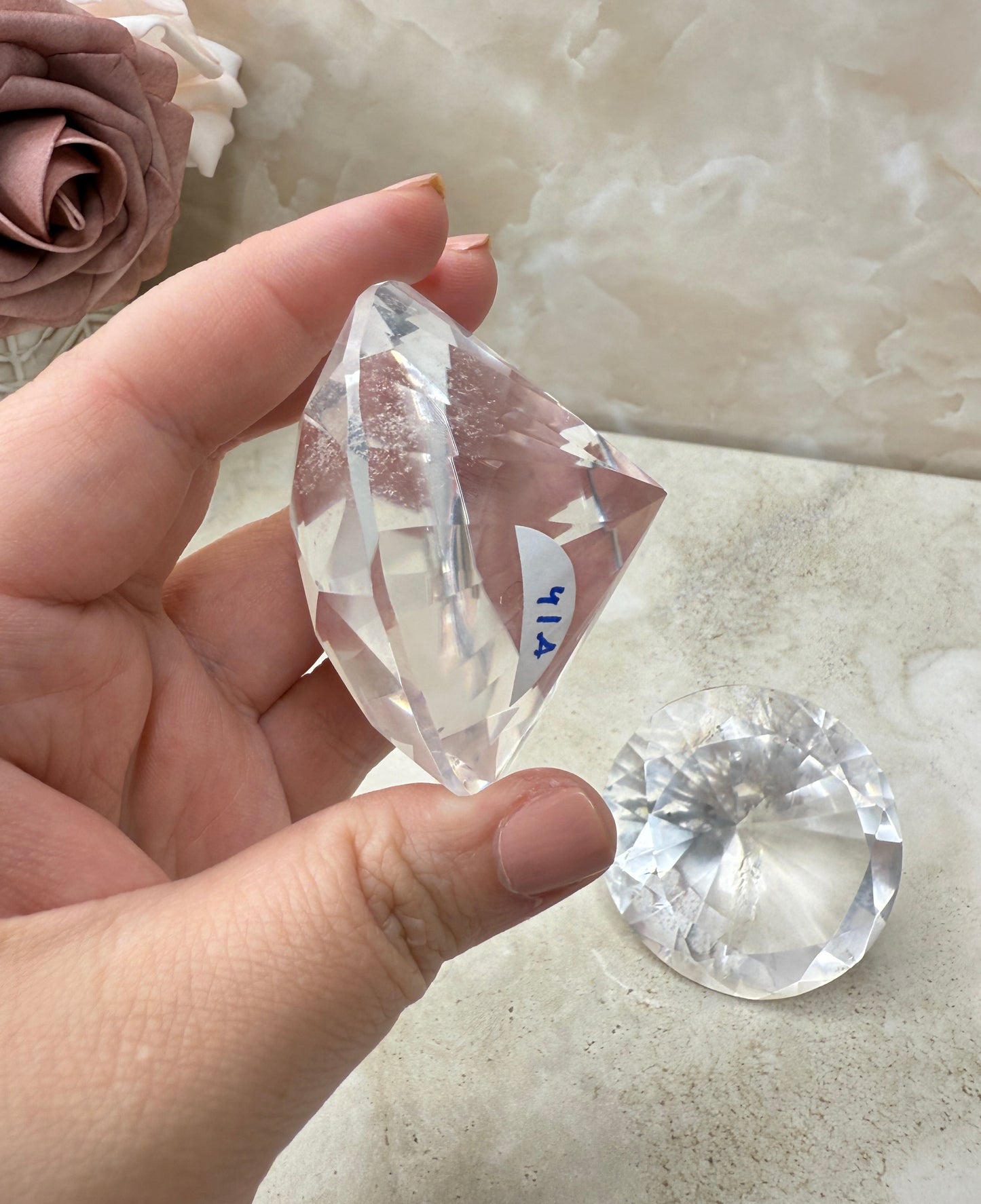 Clear Quartz Diamond