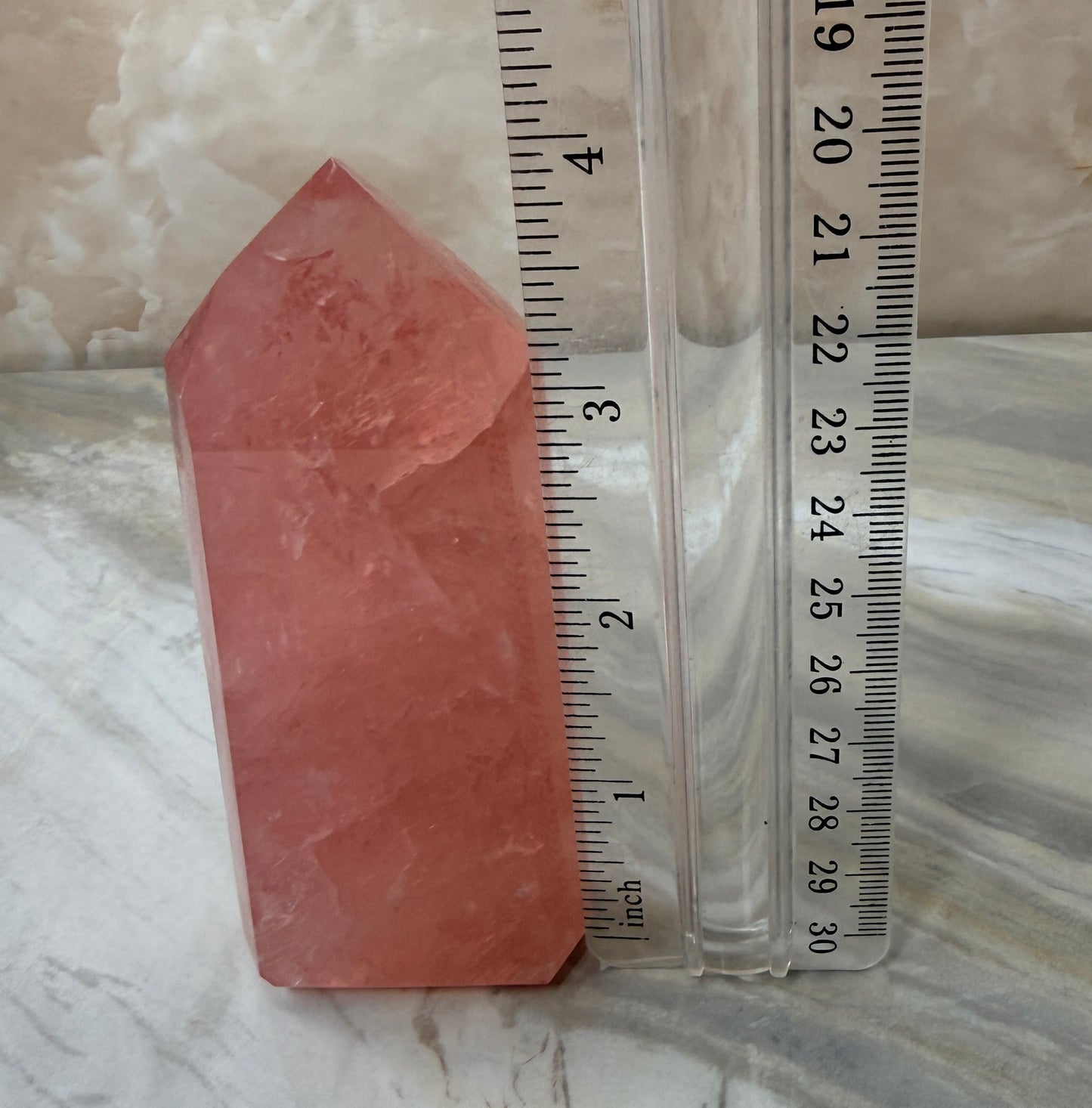 High Quality Rose Quartz Tower