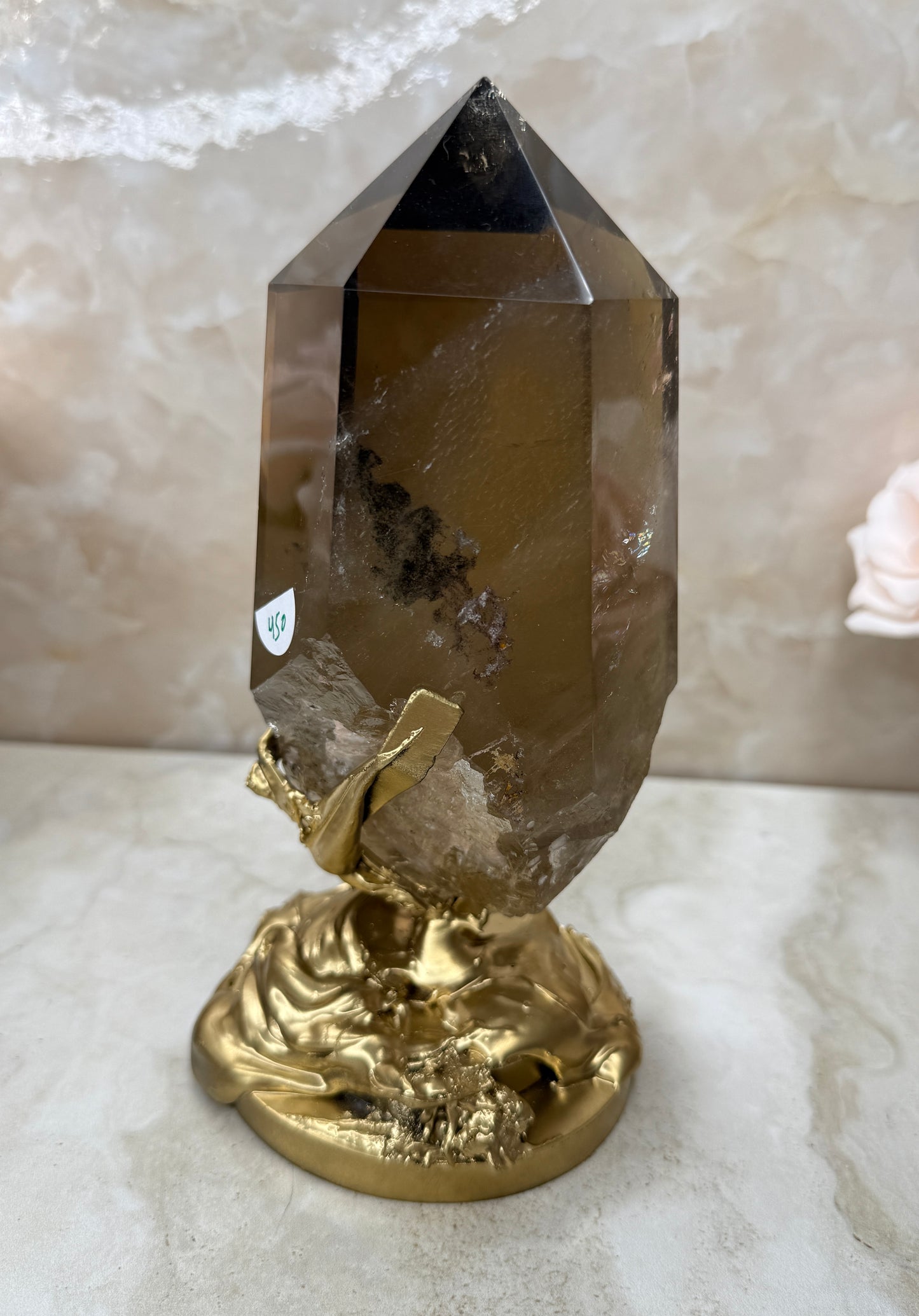 Smokey Citrine on Stand from Brazil