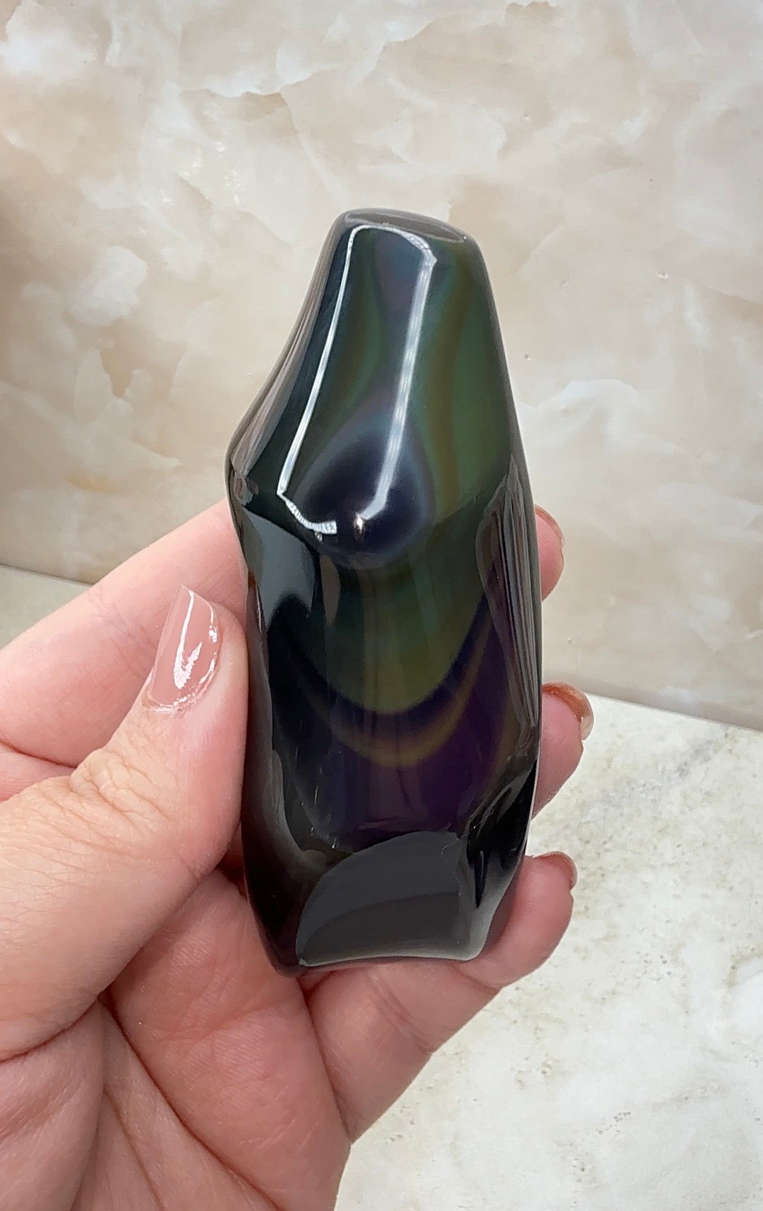 Rainbow Obsidian Freeform