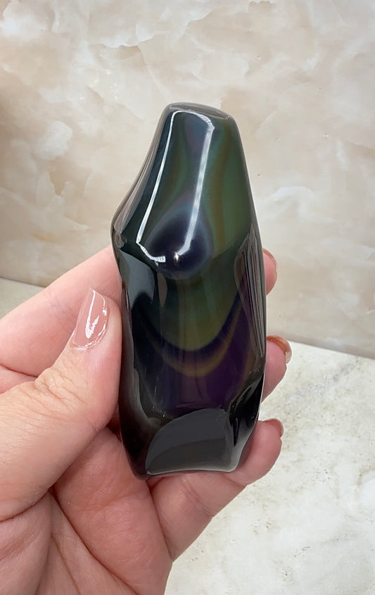 Rainbow Obsidian Freeform