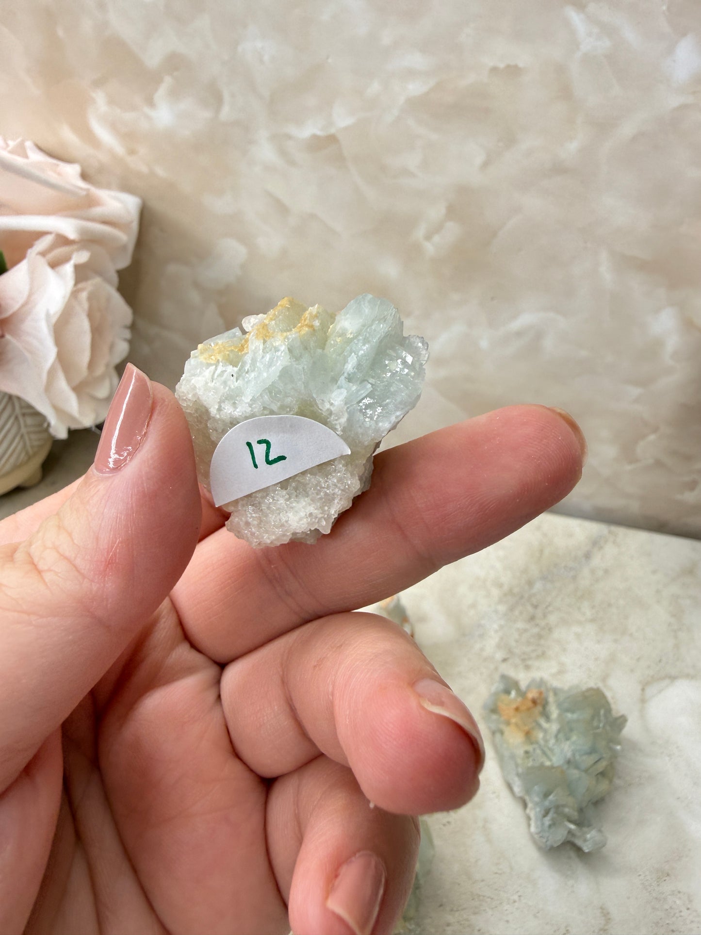 Blue Barite Cluster