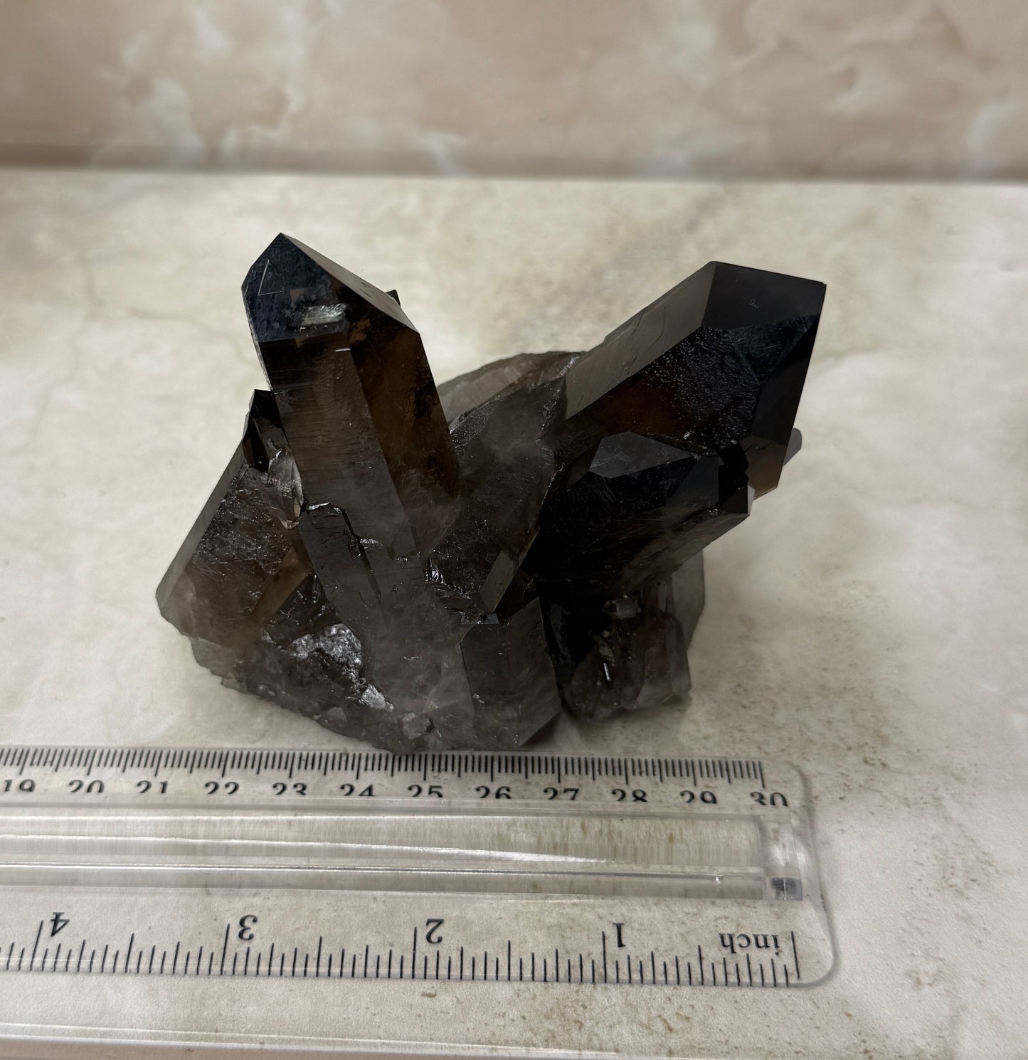 Smokey Quartz Cluster (Heated)