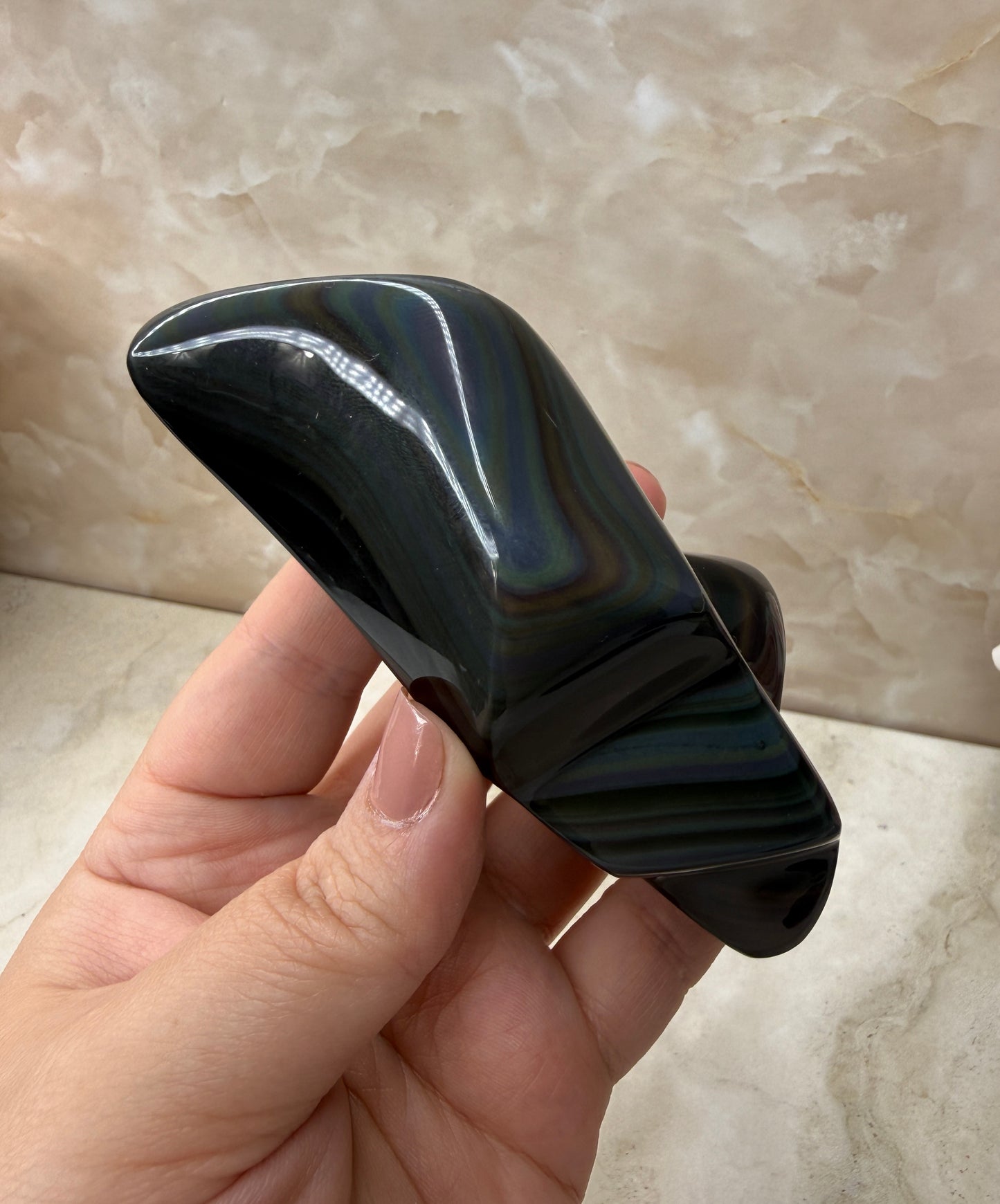 Rainbow Obsidian Freeform