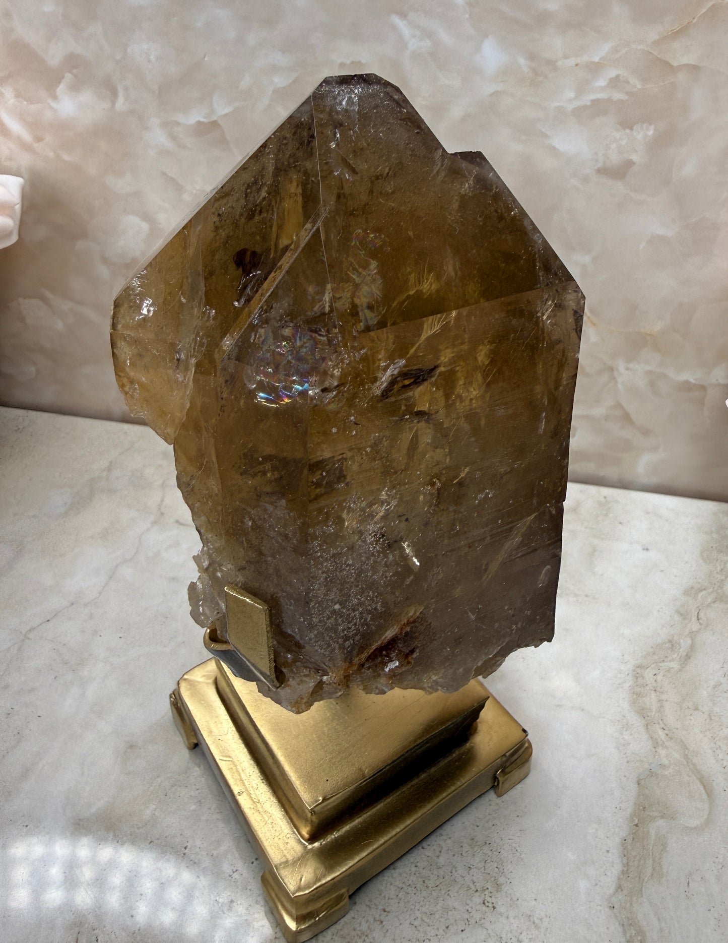 Citrine on Stand from Brazil
