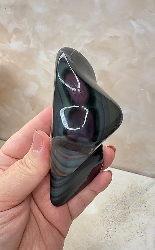 Rainbow Obsidian Freeform