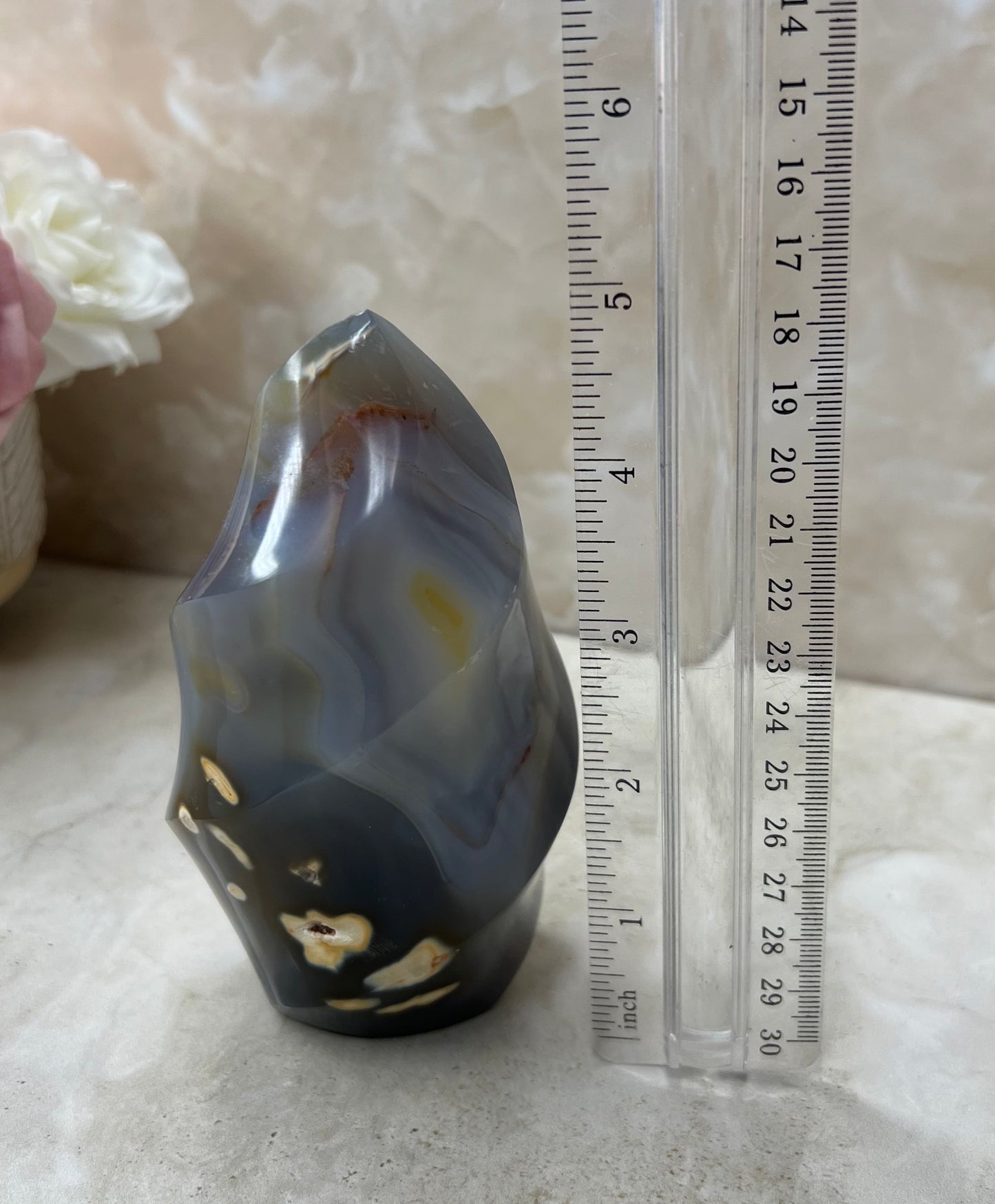 Orca Agate Flame