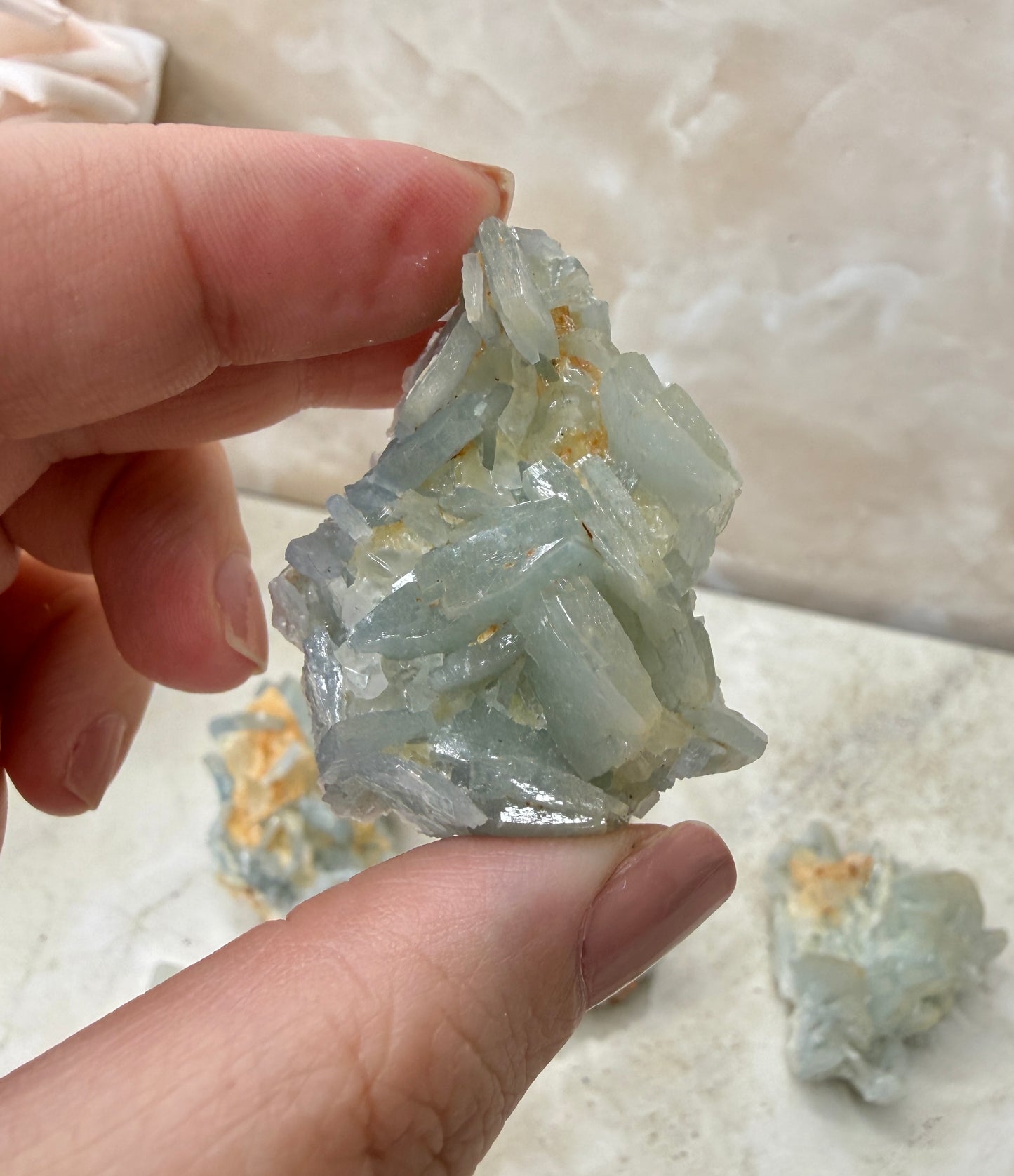 Blue Barite Cluster