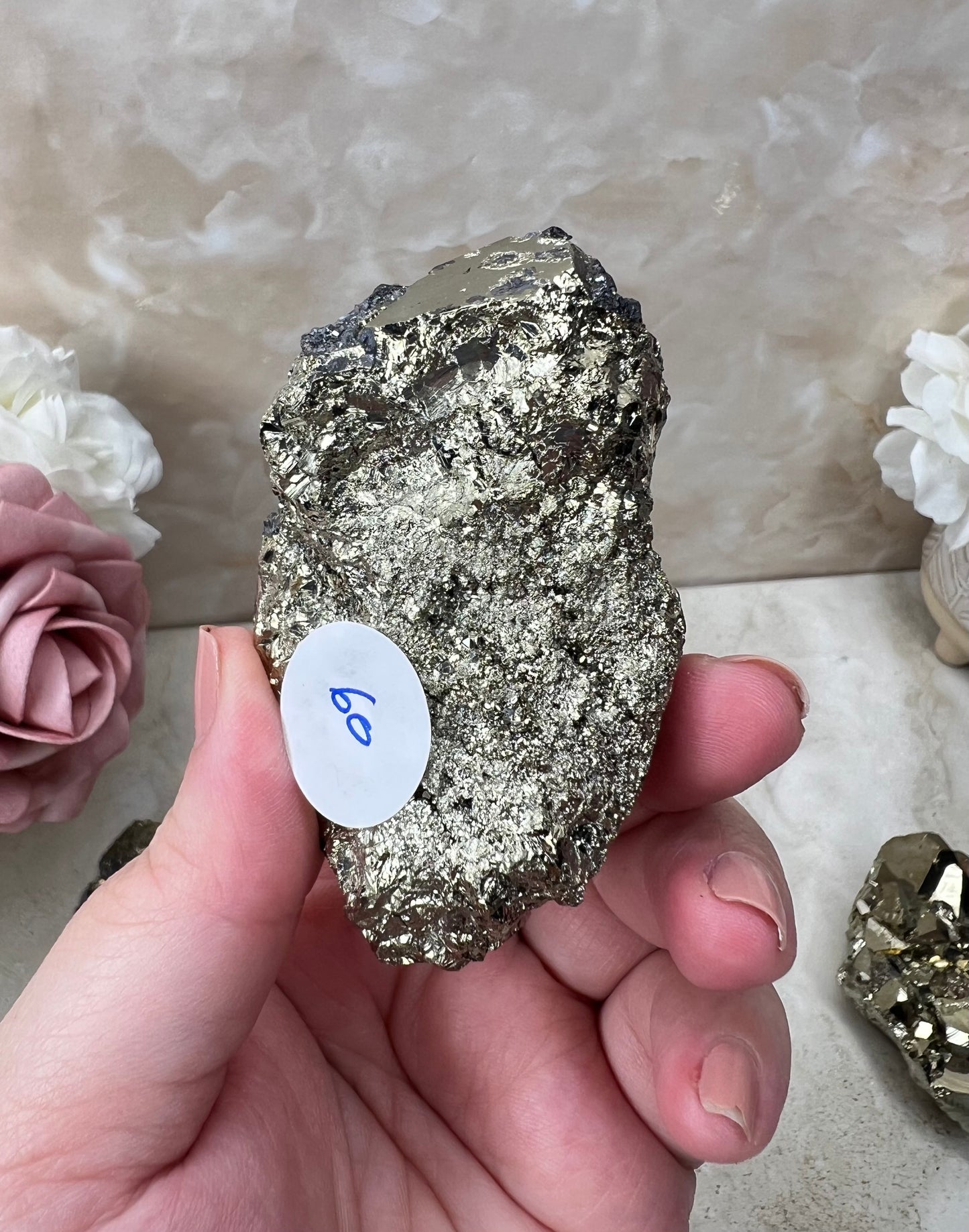 Octahedral Peruvian Pyrite Cluster