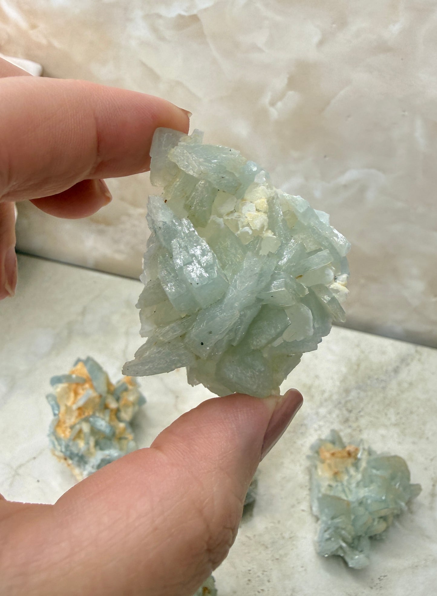 Blue Barite Cluster