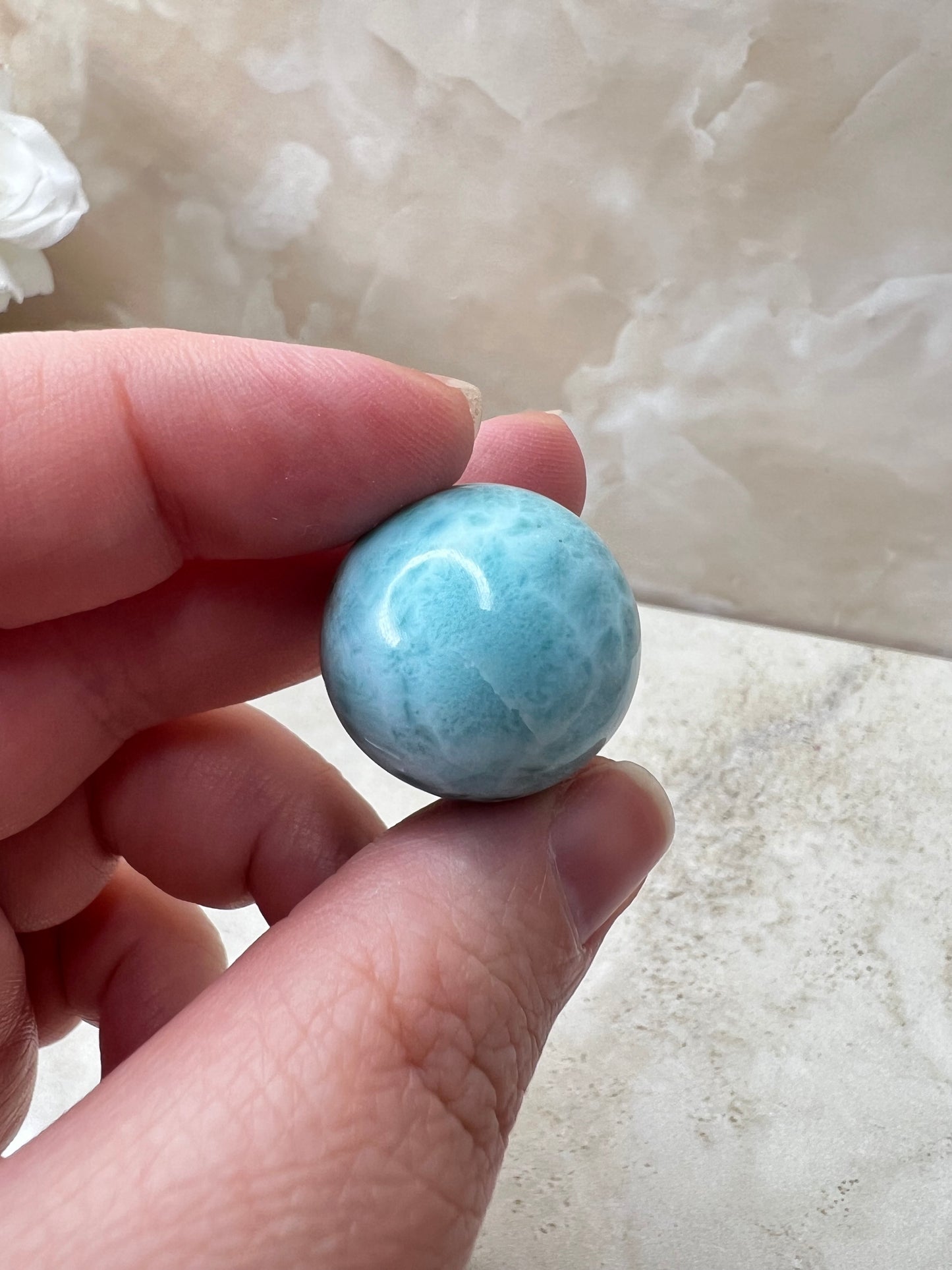 Larimar Sphere 22mm