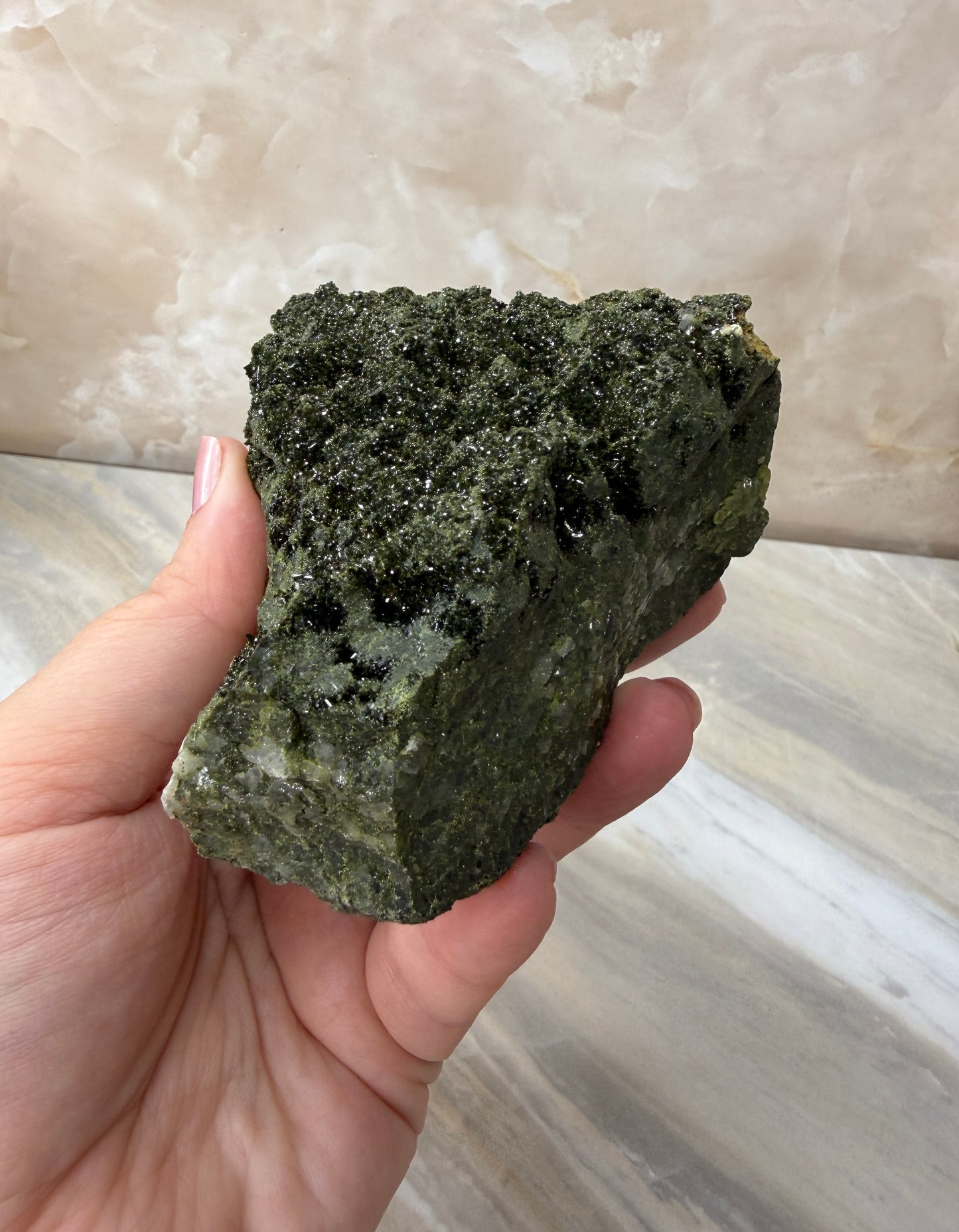 Epidote & Quartz Cluster from Turkey