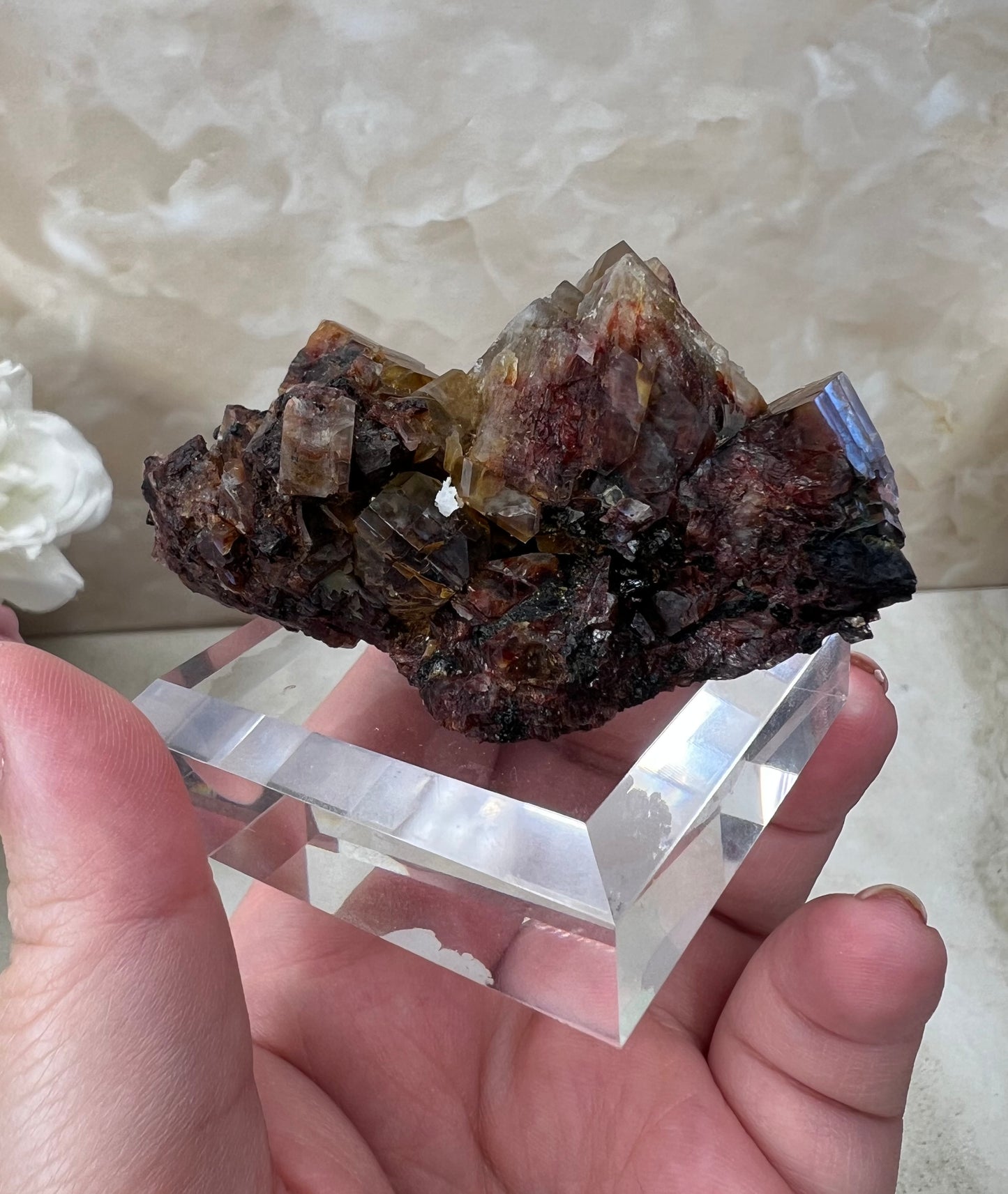 Mexican Moonstone Cluster