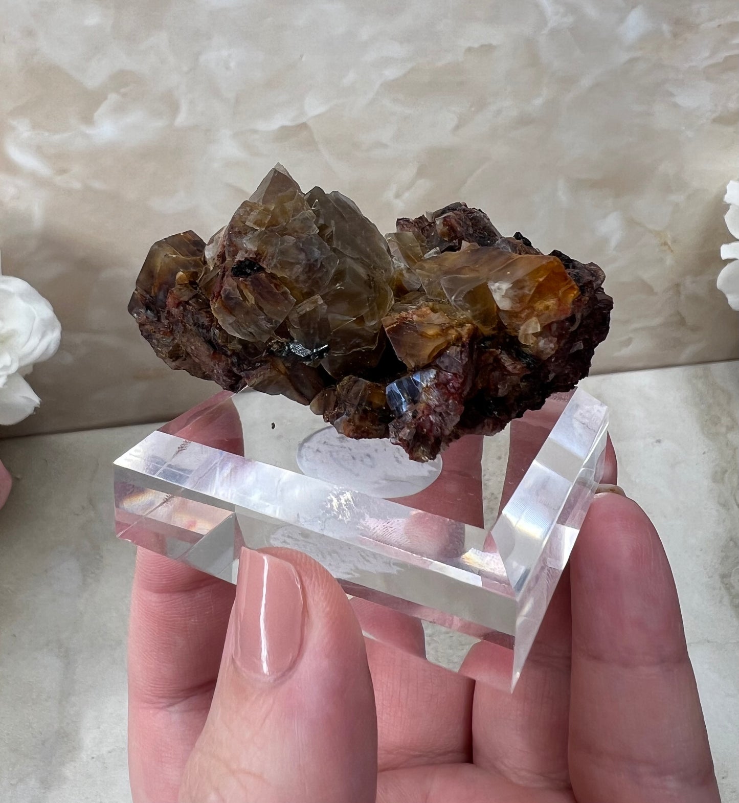 Mexican Moonstone Cluster