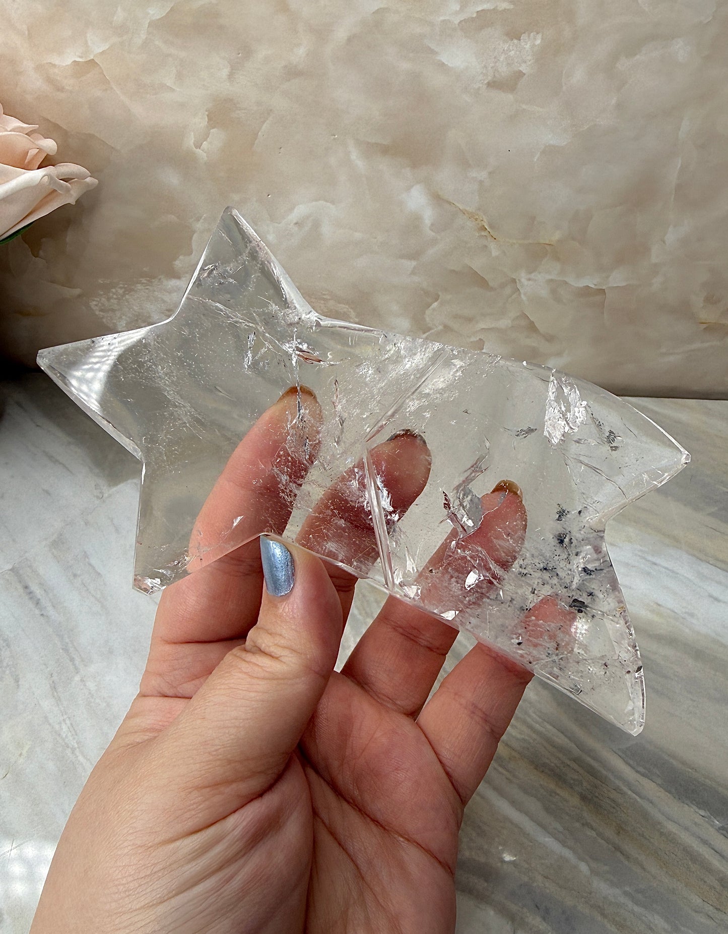 Clear Quartz Shooting Star from Brazil