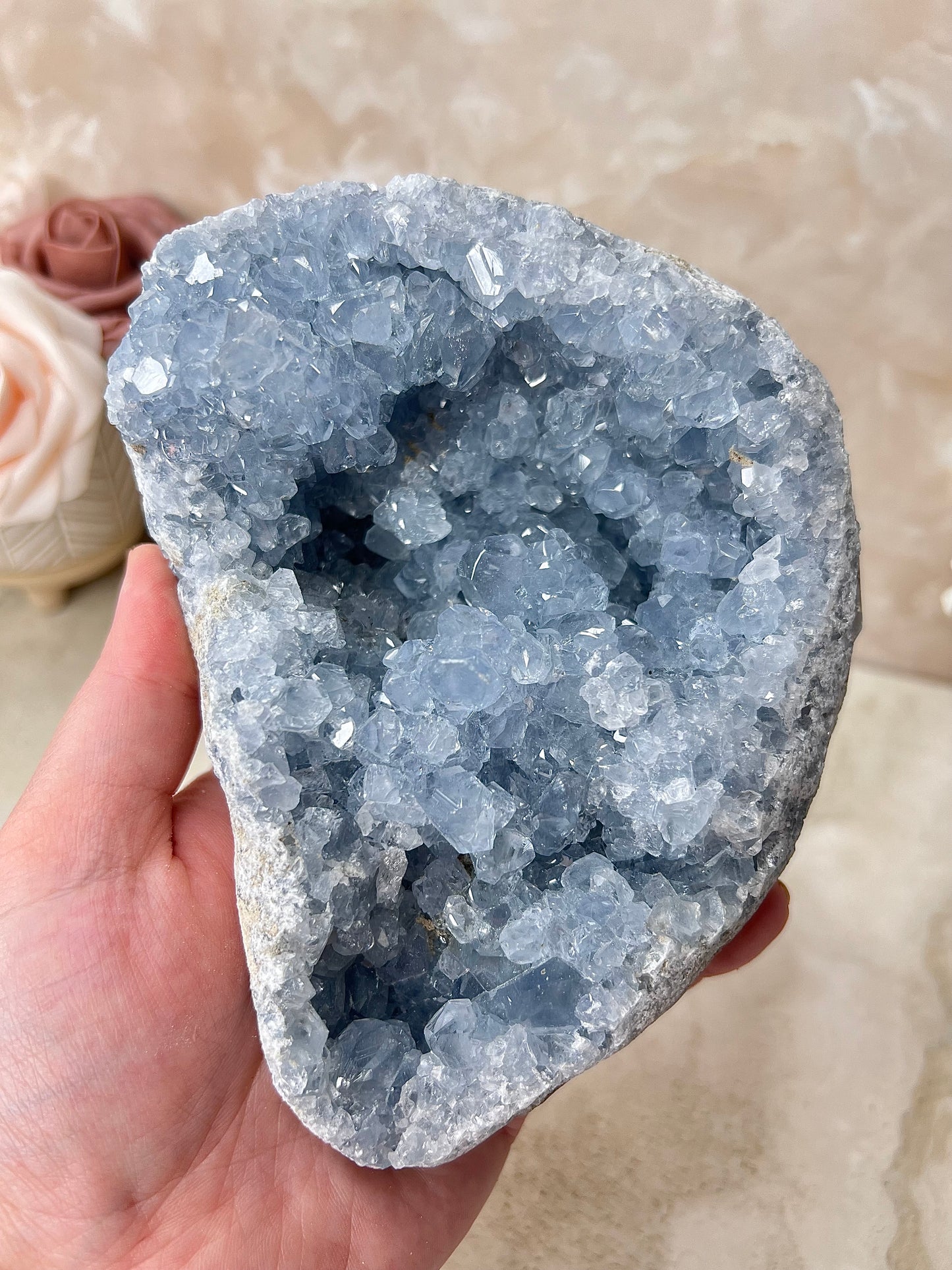 Celestite Cluster