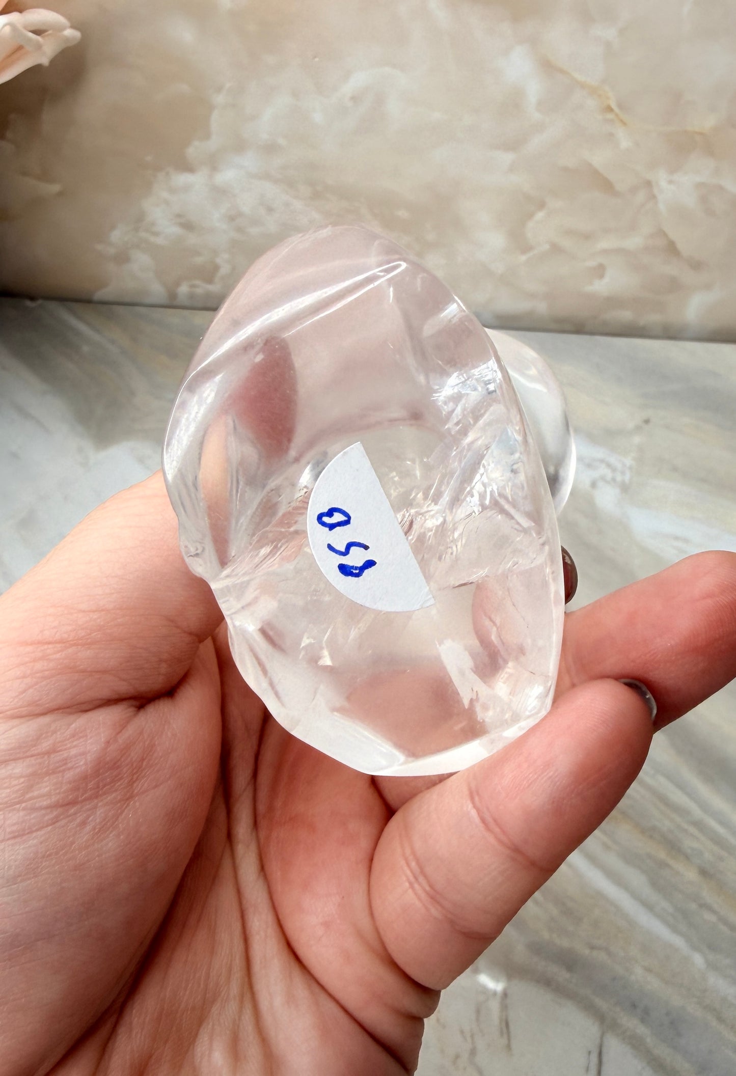 Custom Clear Quartz Alien from Brazil