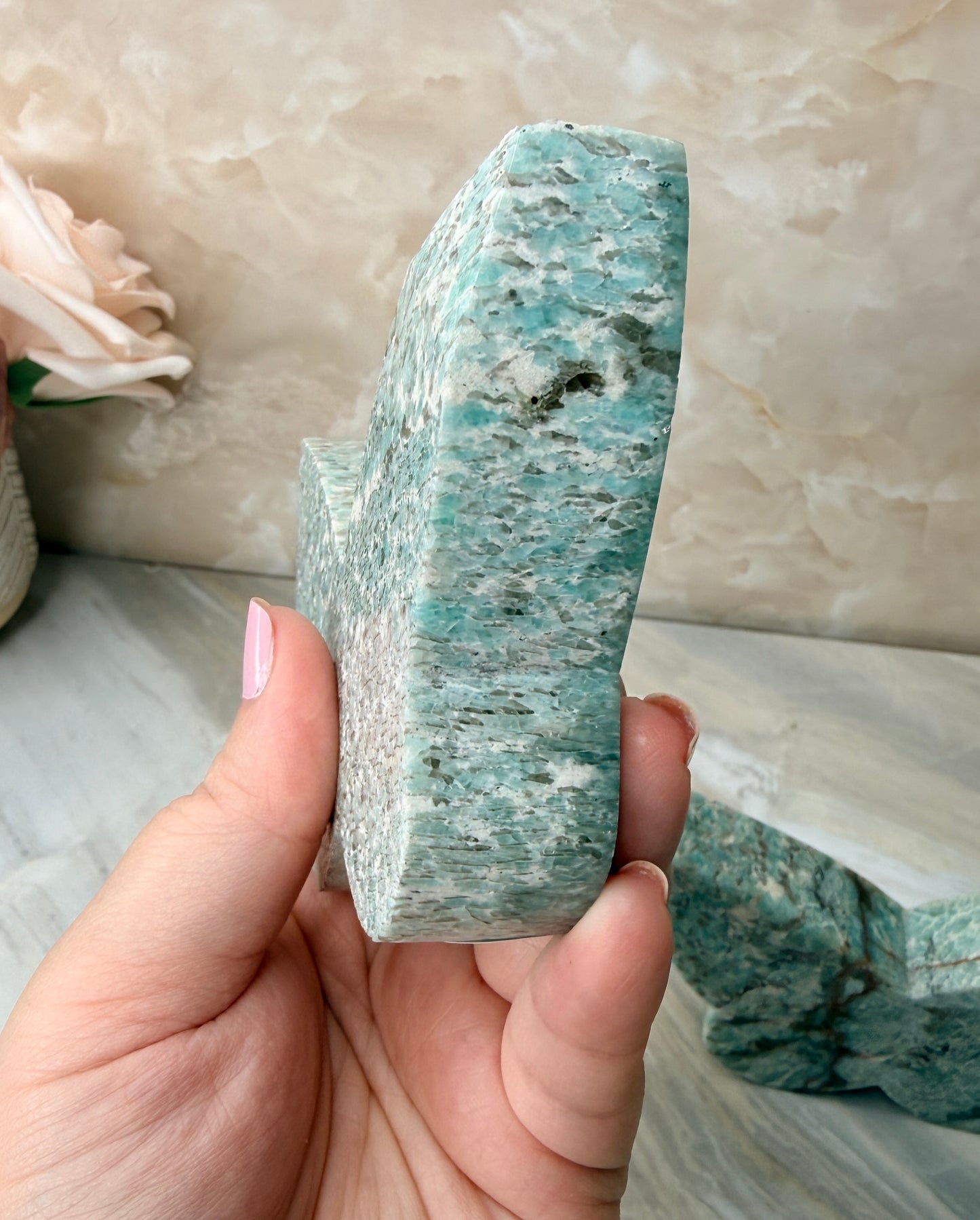 Amazonite Self-standing Butterfly