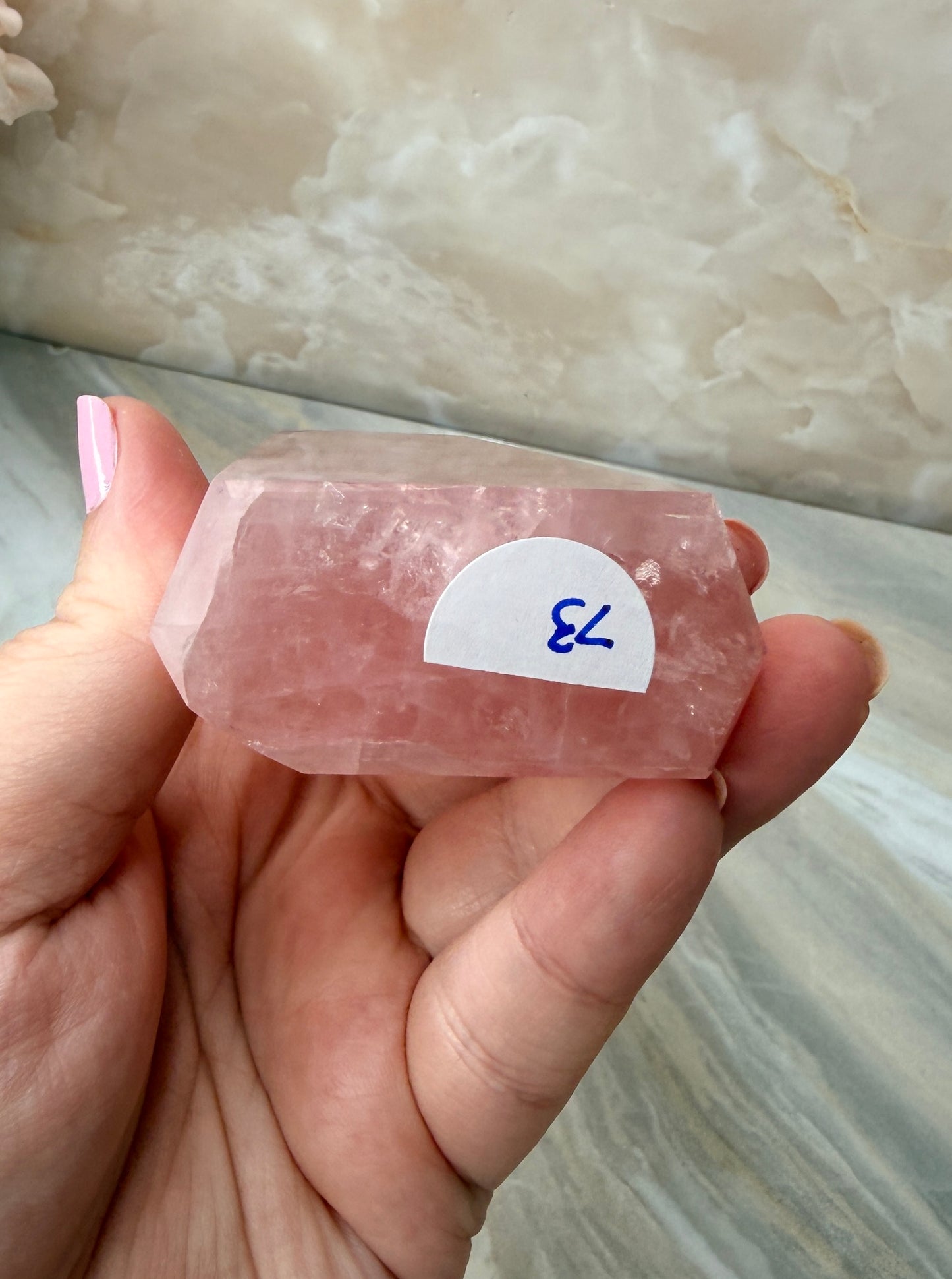 High Quality Rose Quartz Tower