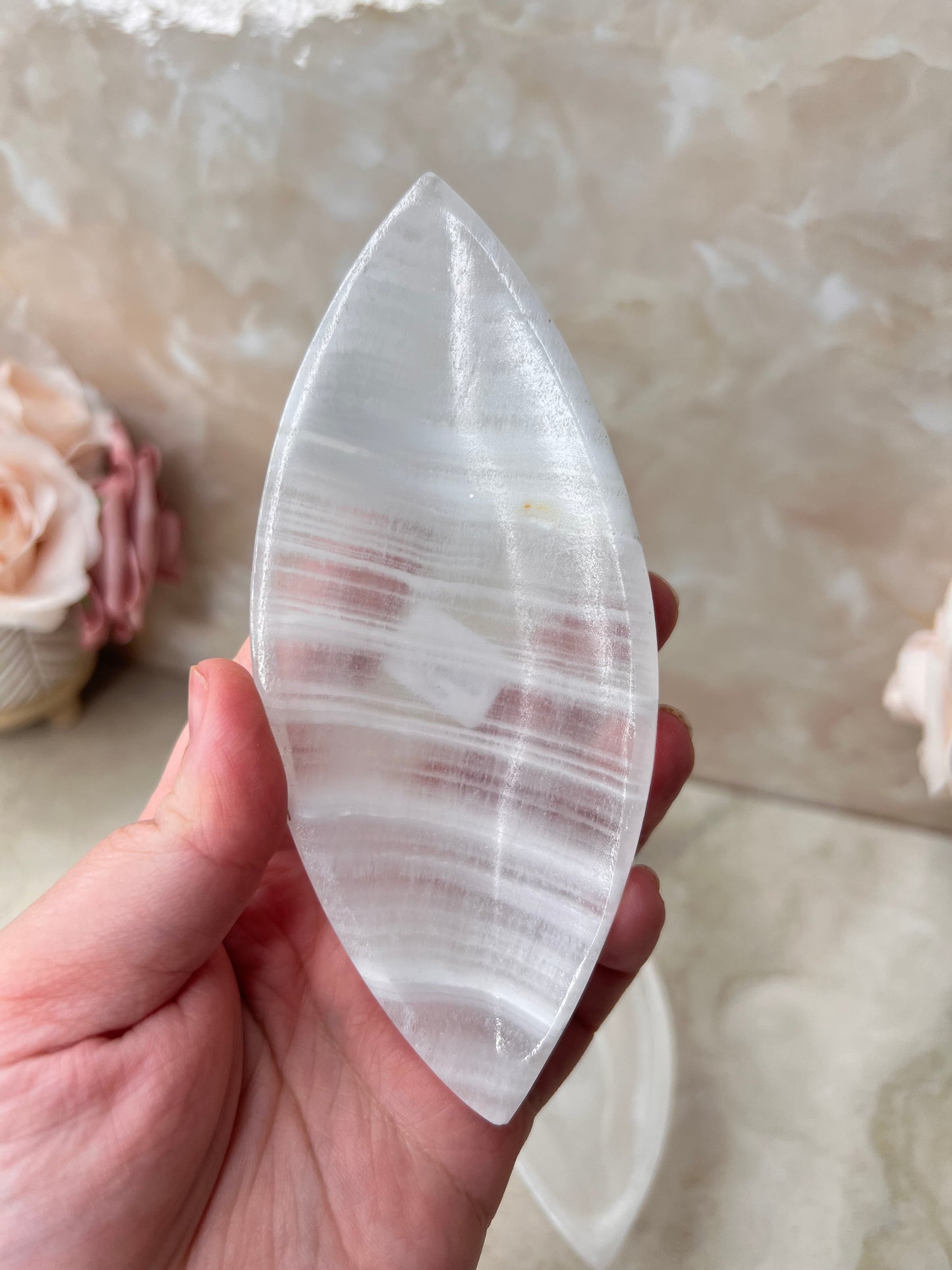 White Onyx Dish