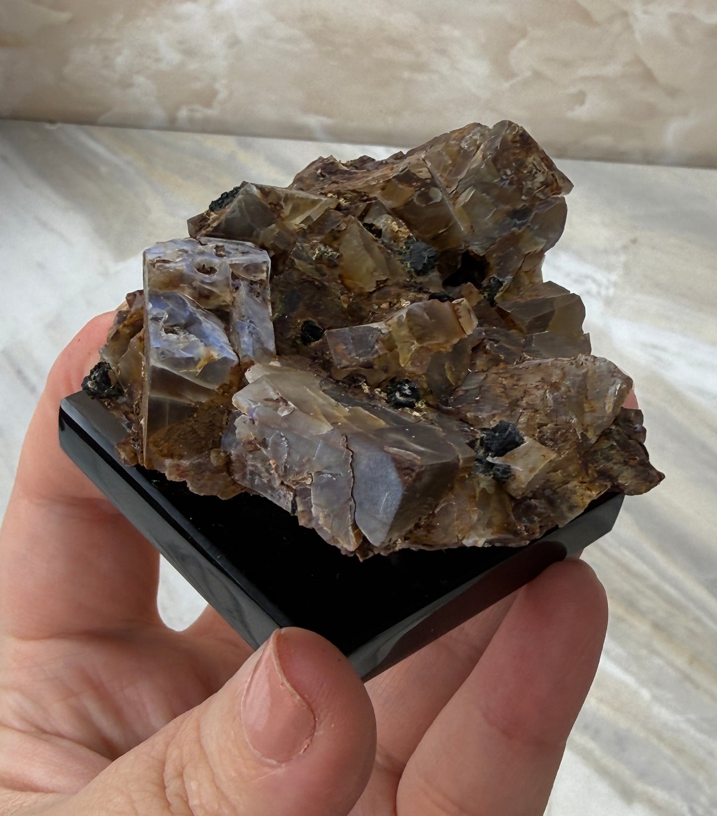 Raw Moonstone Cluster