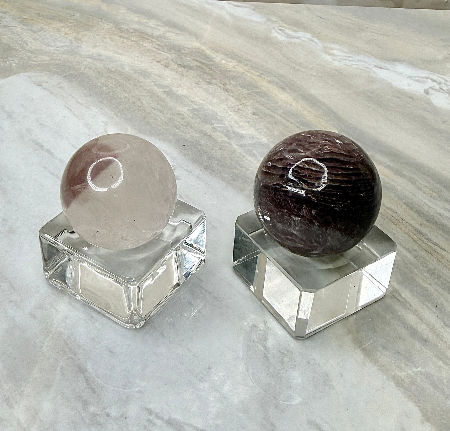 Pink Lithium Sphere from Brazil