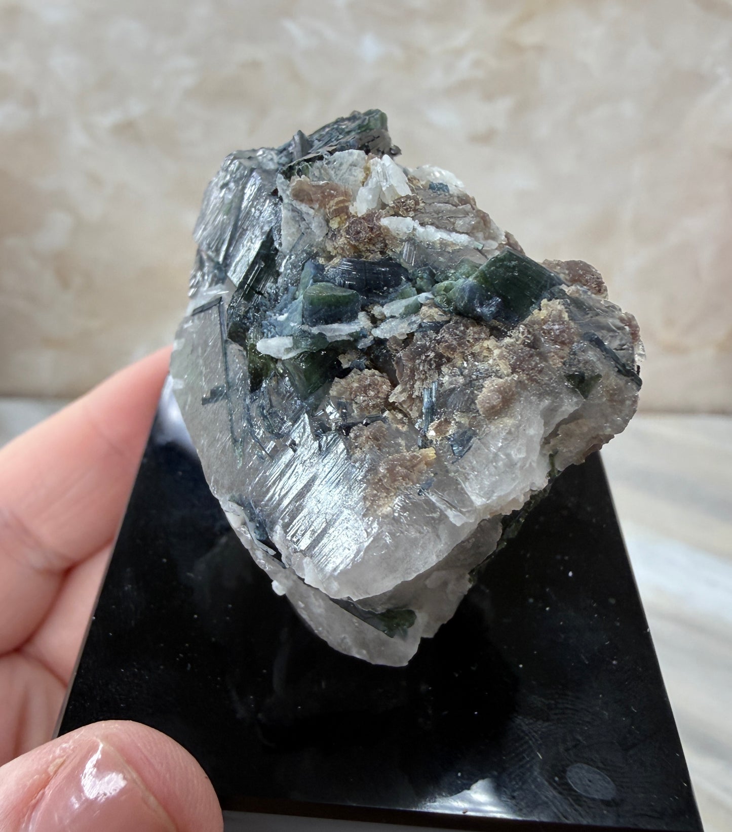 Blue & Green Tourmaline from Brazil