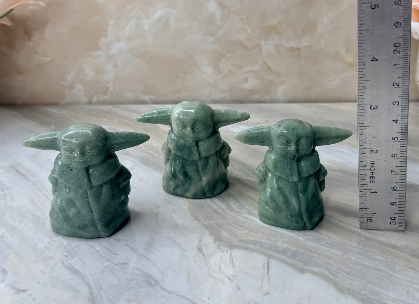 Jade Grogu Carving