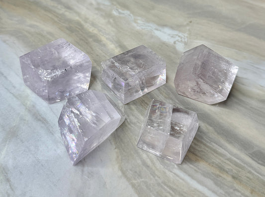 Fully Polished Purple Calcite from Madagascar