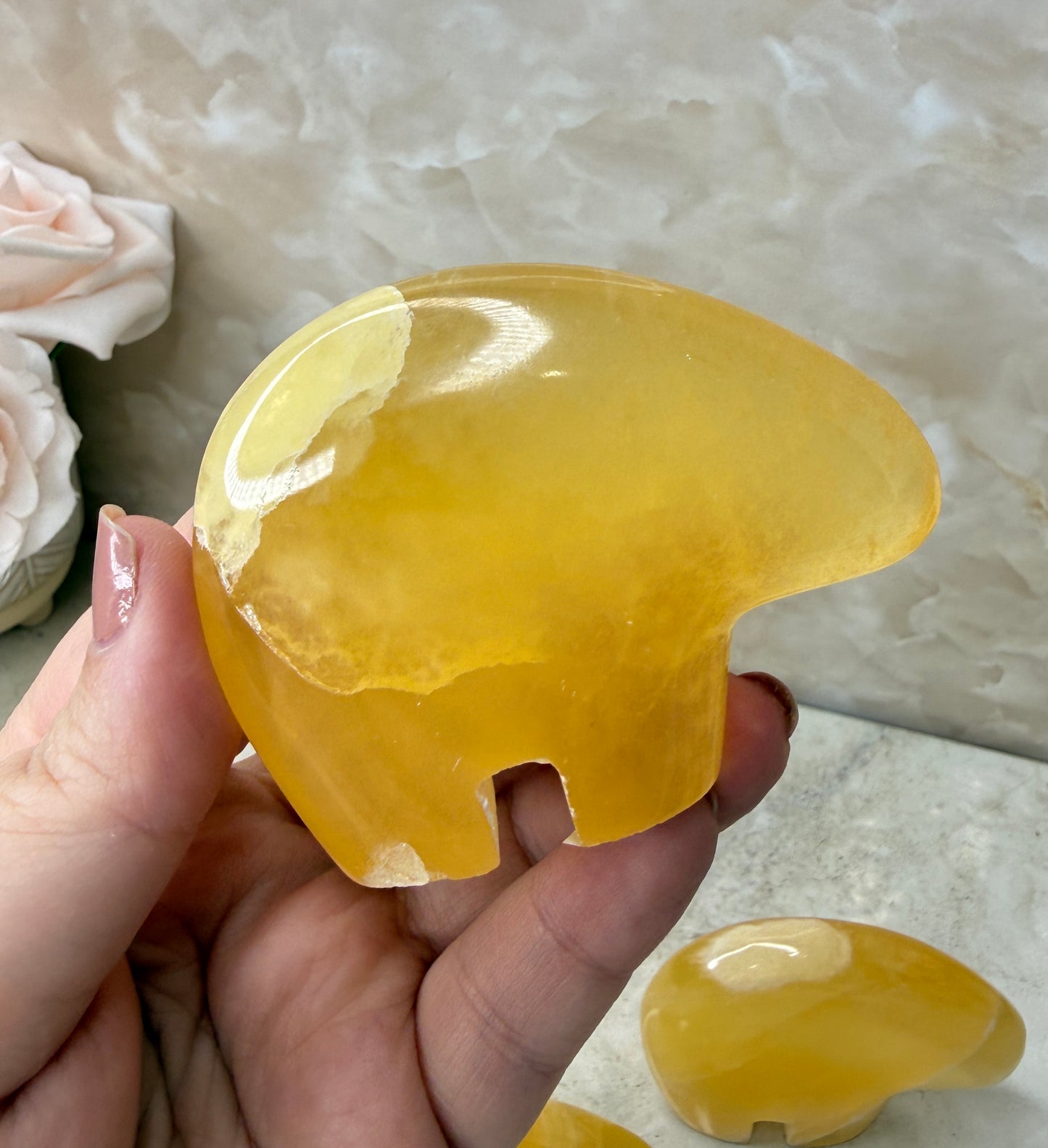 Honeycomb Calcite Bear