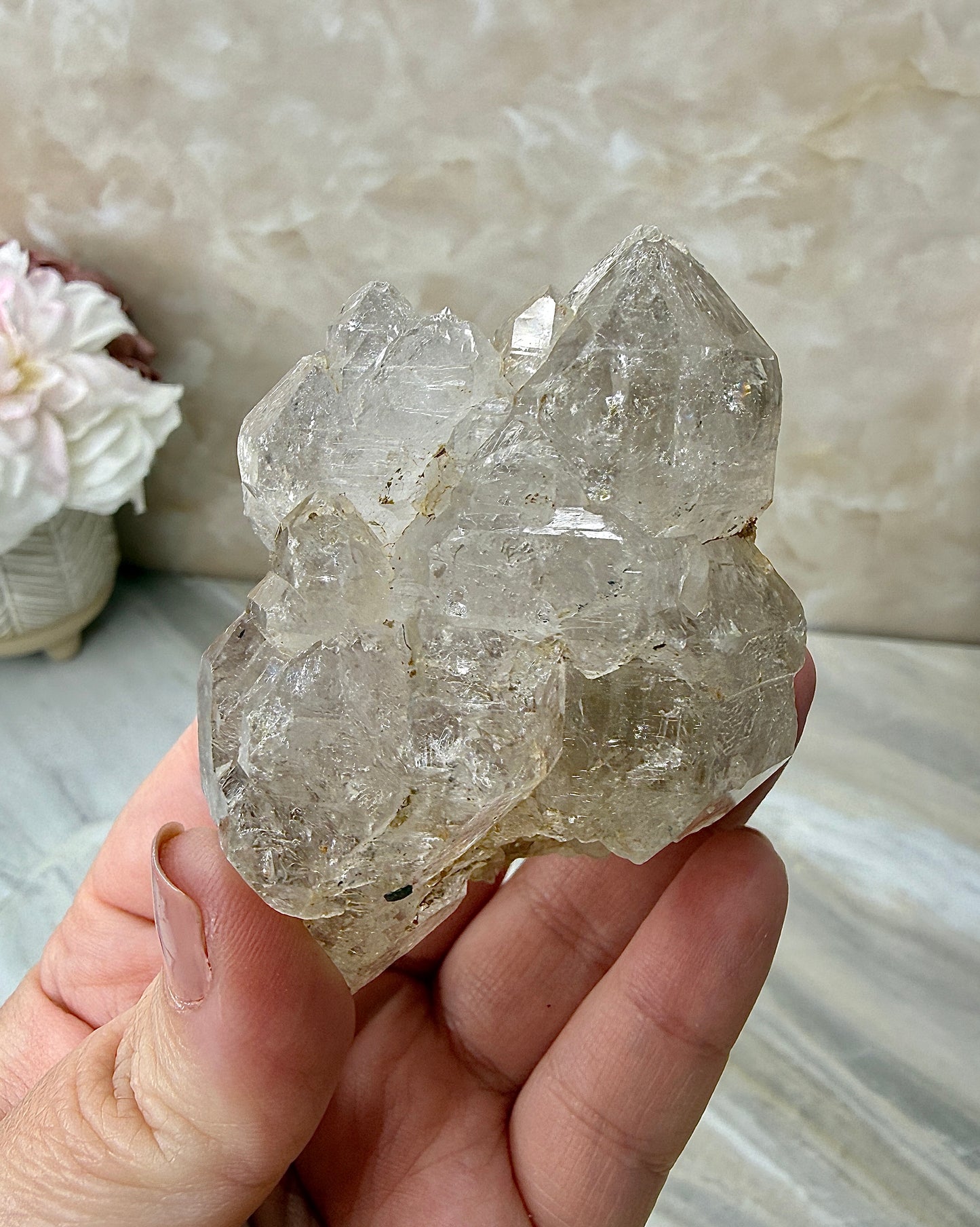 High Quality Smokey Elestial Quartz