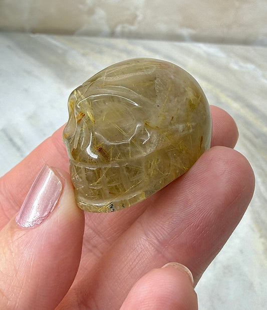 Rutile Skull from Brazil