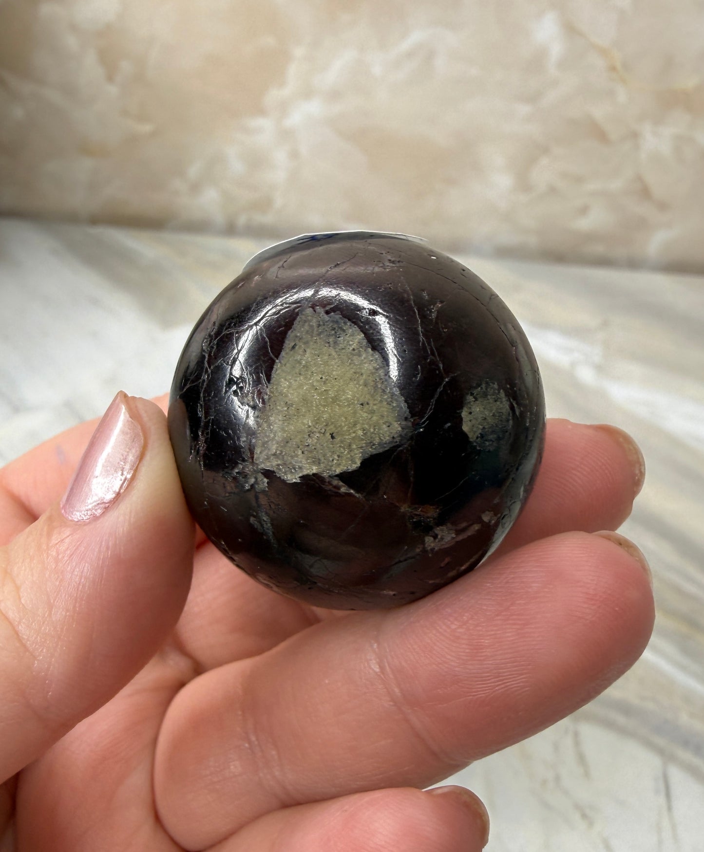 Star Garnet Sphere from Brazil