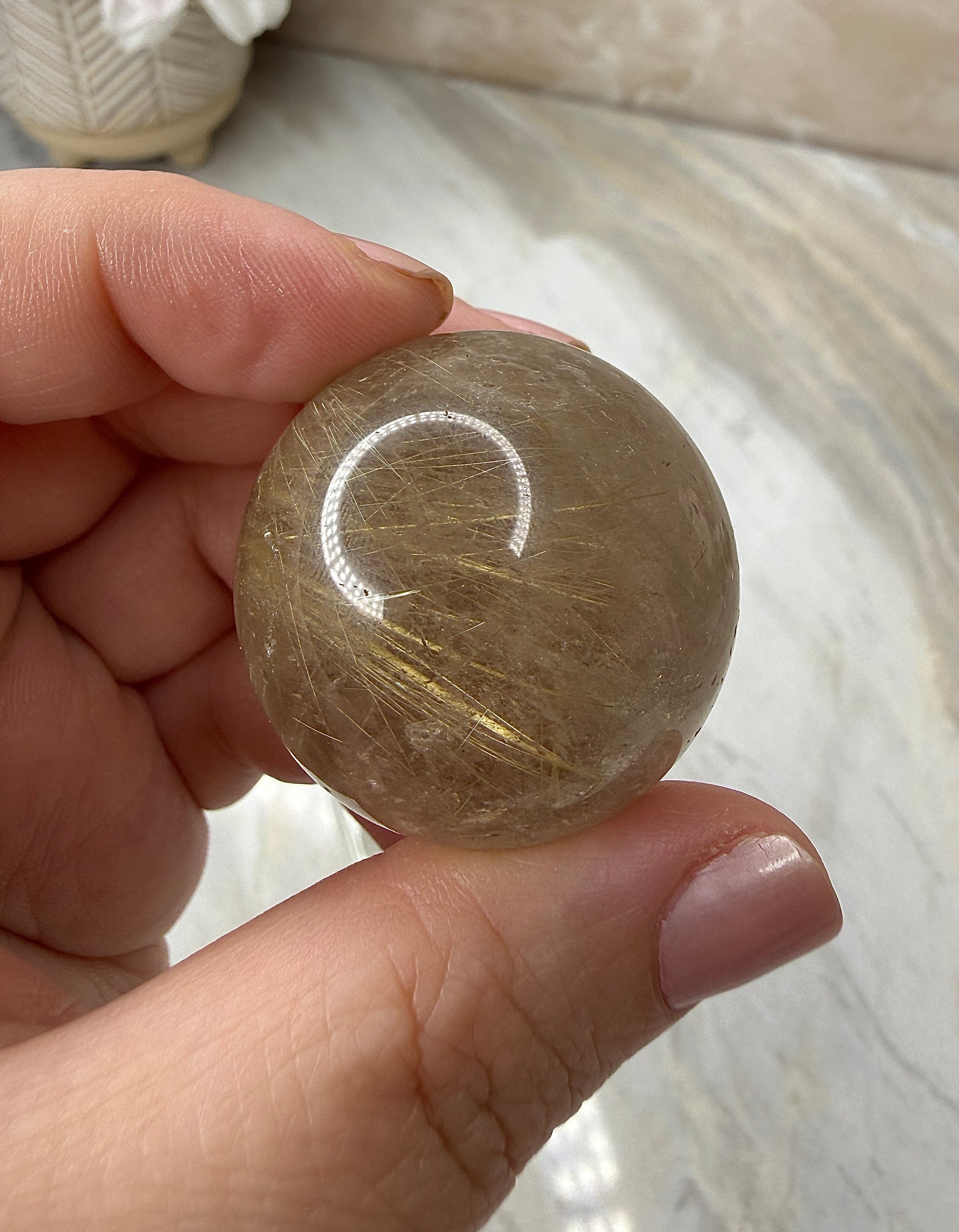 Rutile Sphere 35mm from Brazil