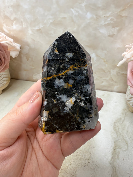 Tourmaline in Quartz Tower