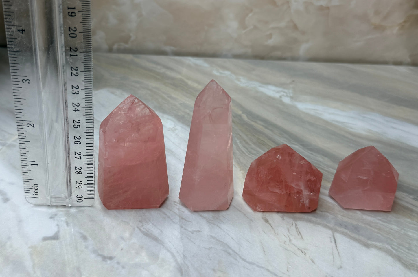 High Quality Rose Quartz Tower