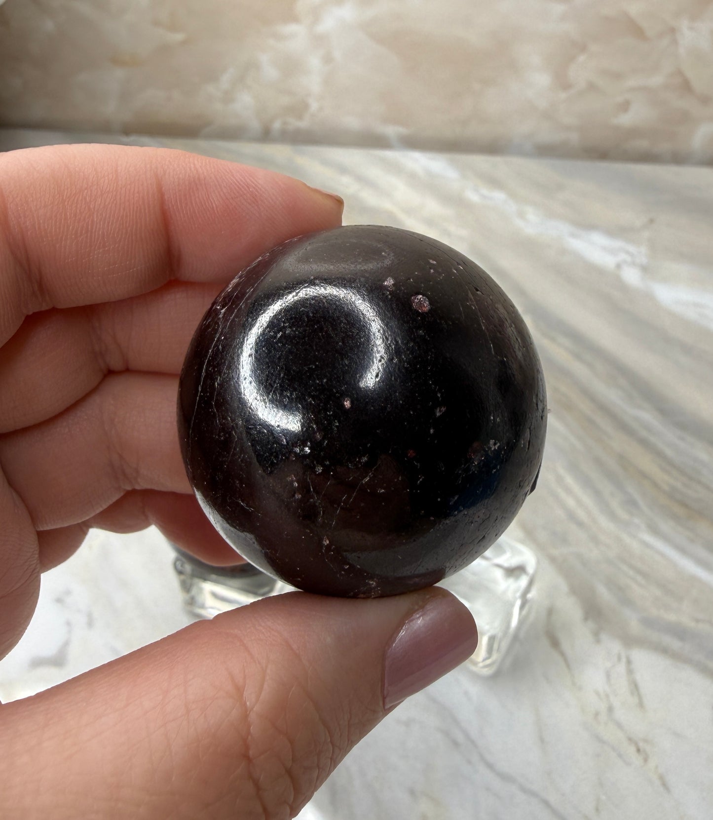 Star Garnet Sphere from Brazil