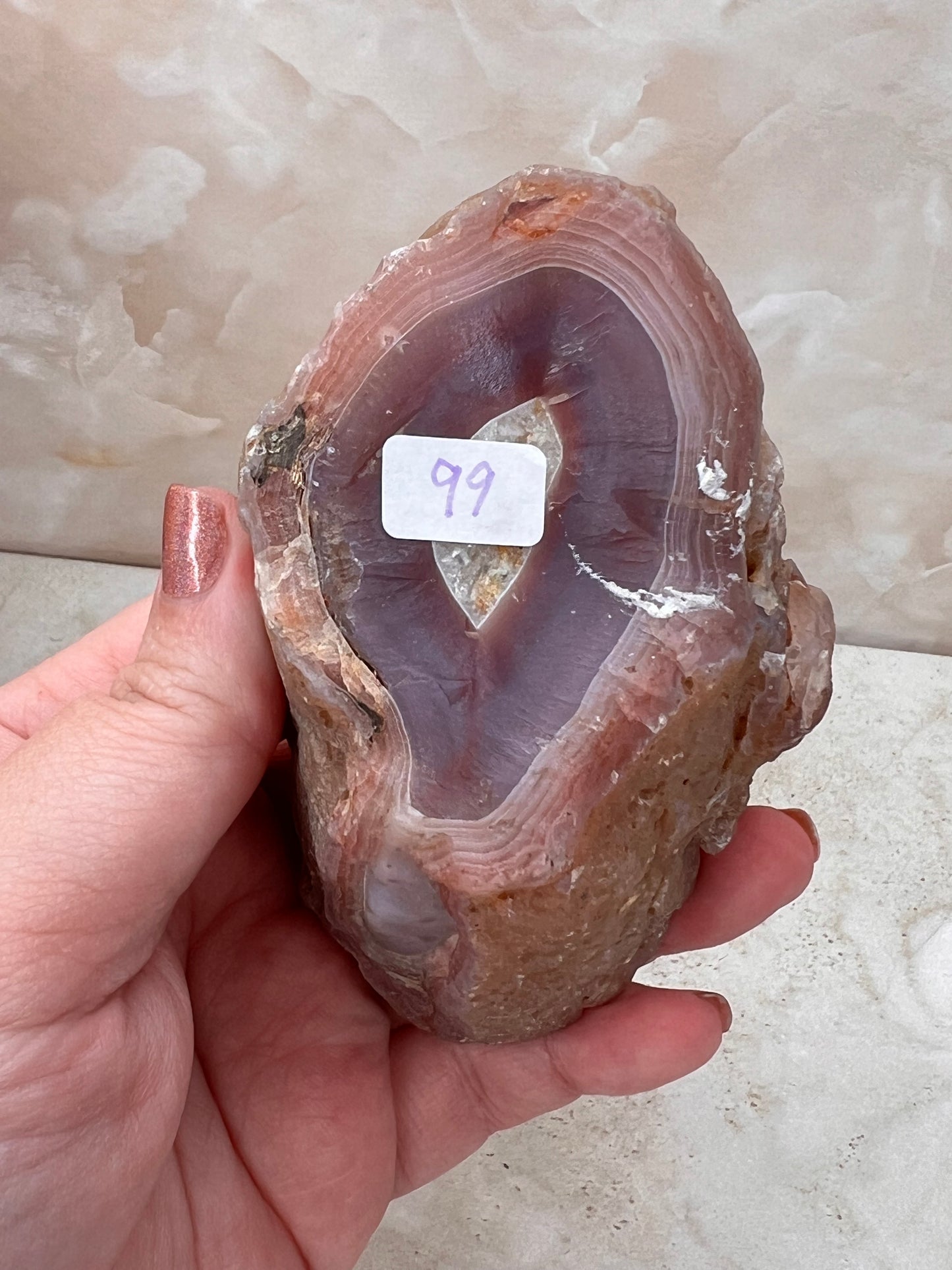 Zimbabwe Agate Geode