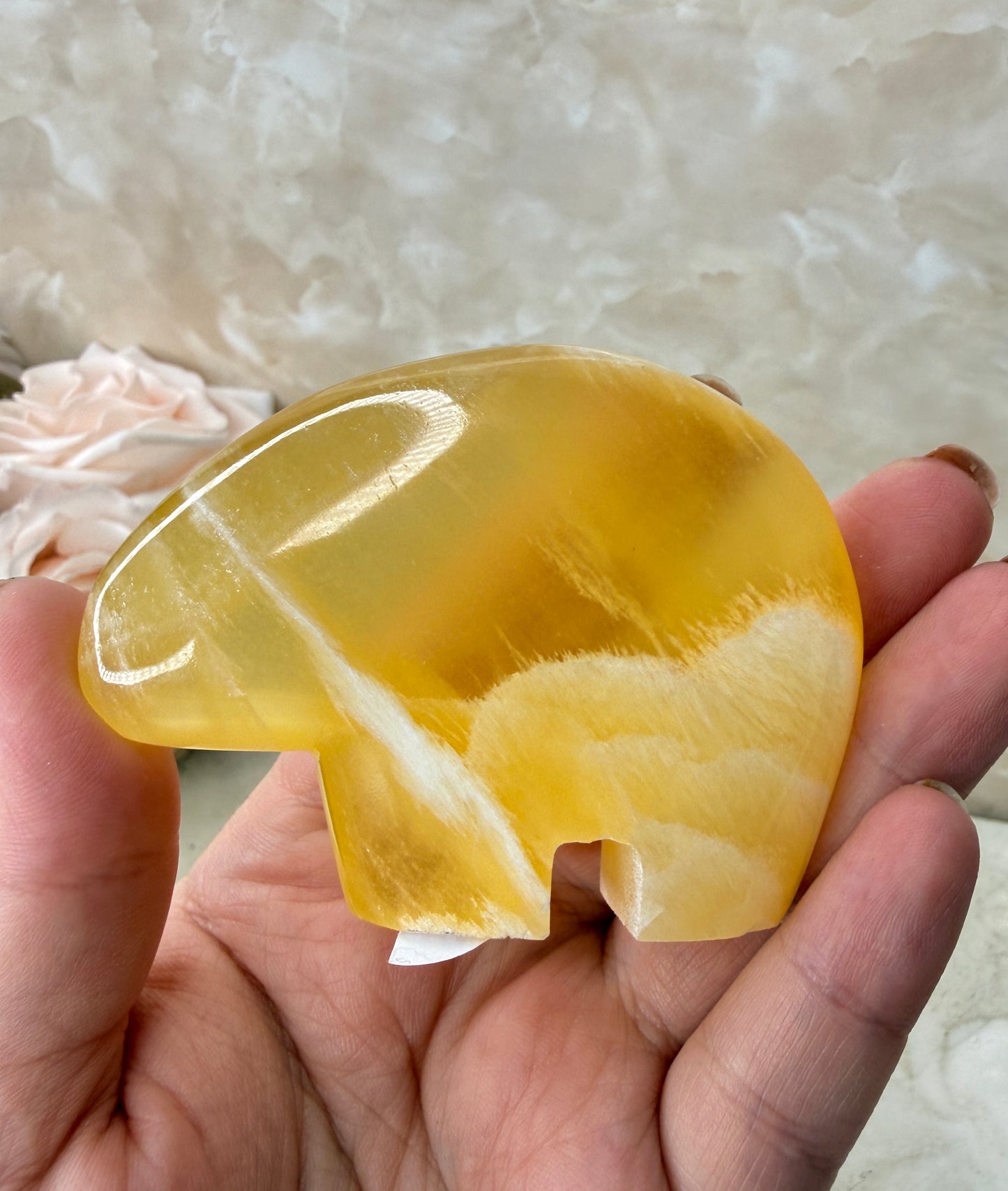 Honeycomb Calcite Bear