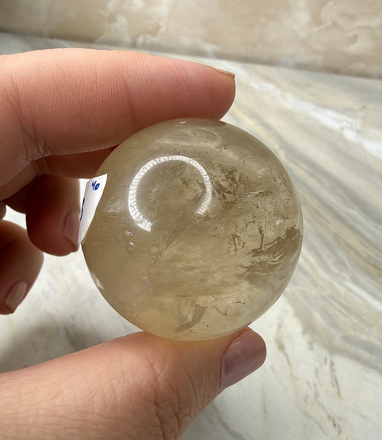 Citrine Sphere 40mm from Brazil