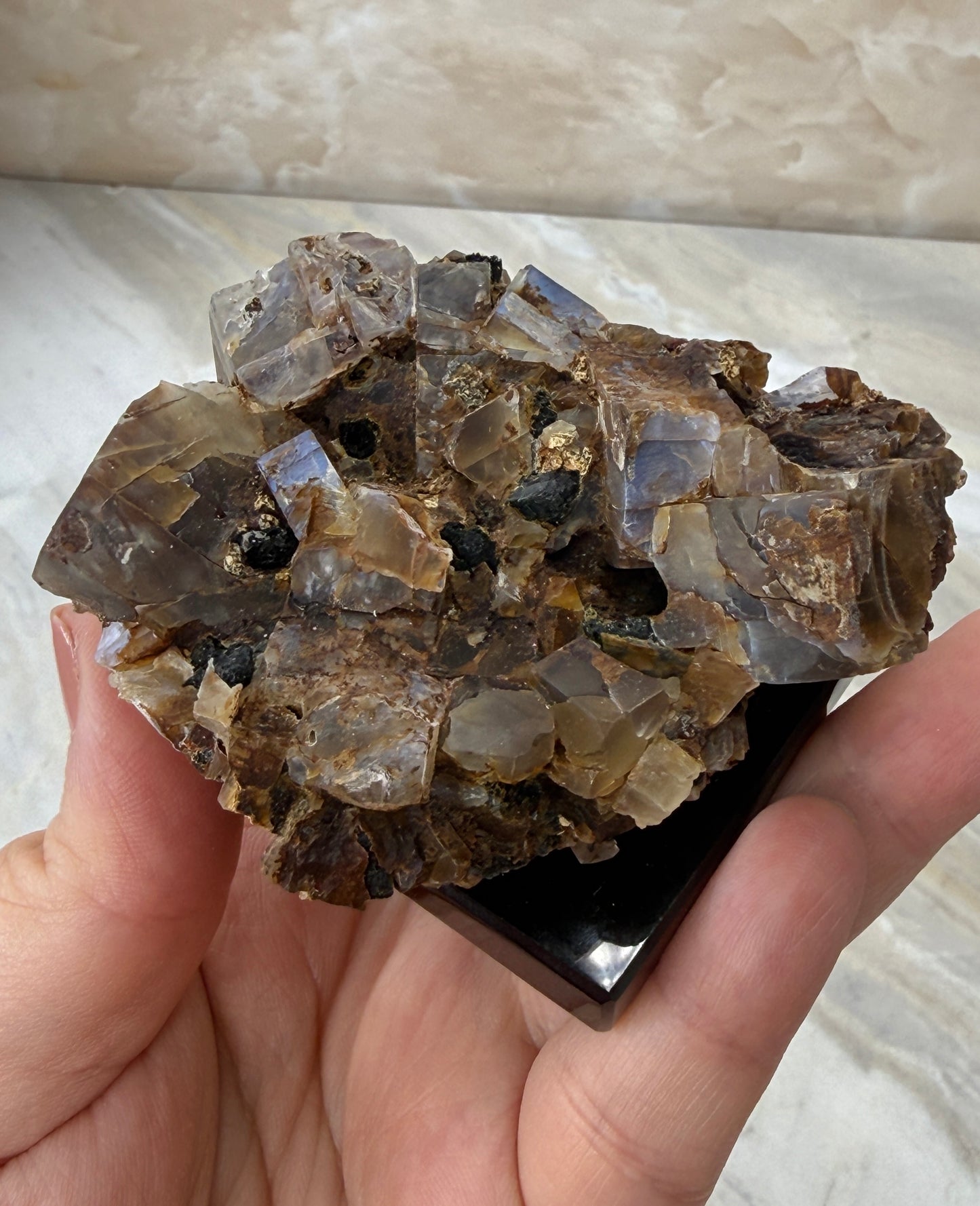 Raw Moonstone Cluster
