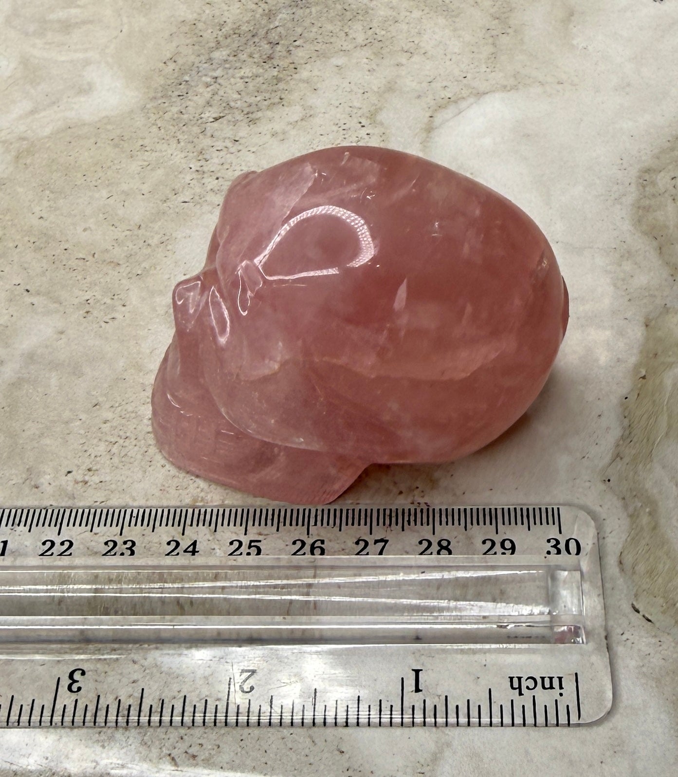 High Quality Rose Quartz Skull