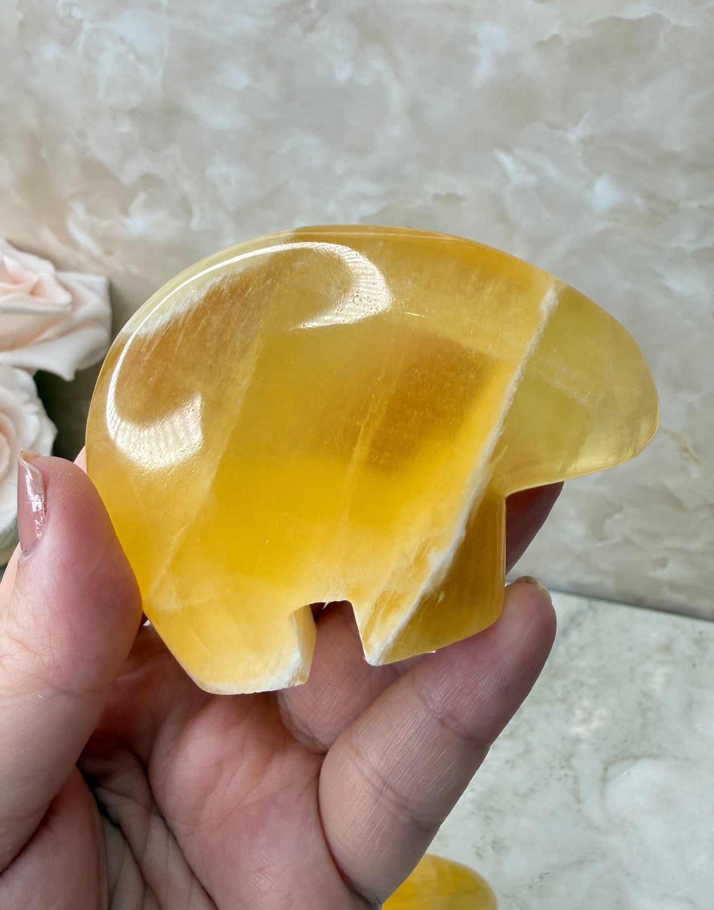 Honeycomb Calcite Bear
