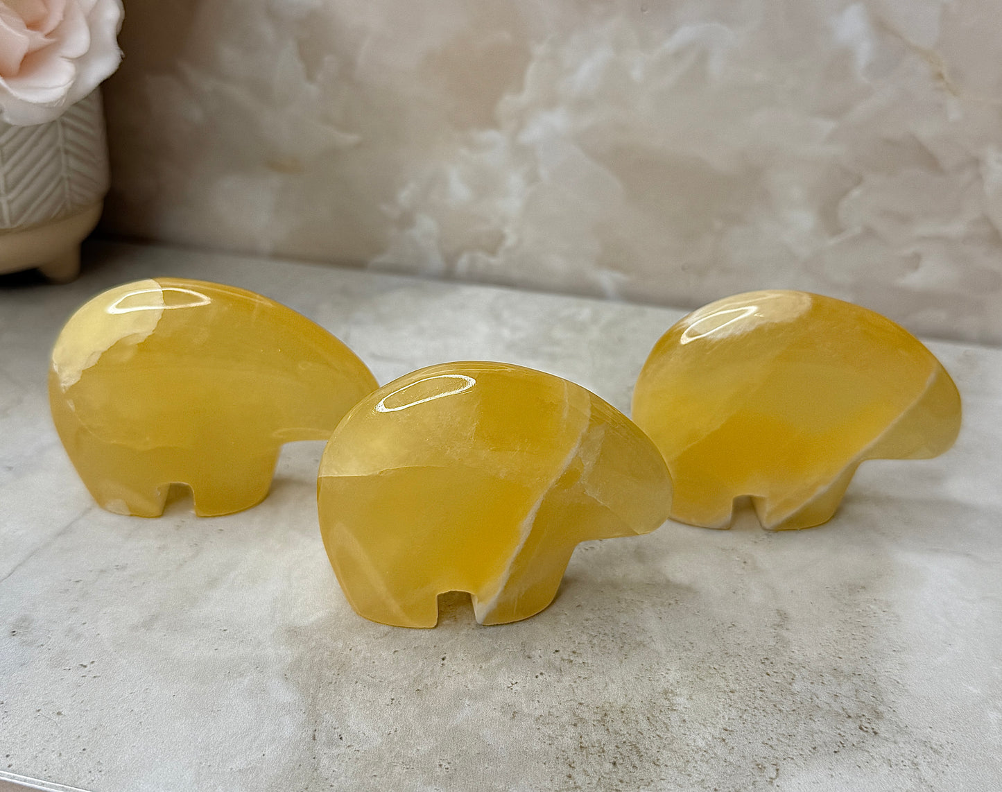 Honeycomb Calcite Bear