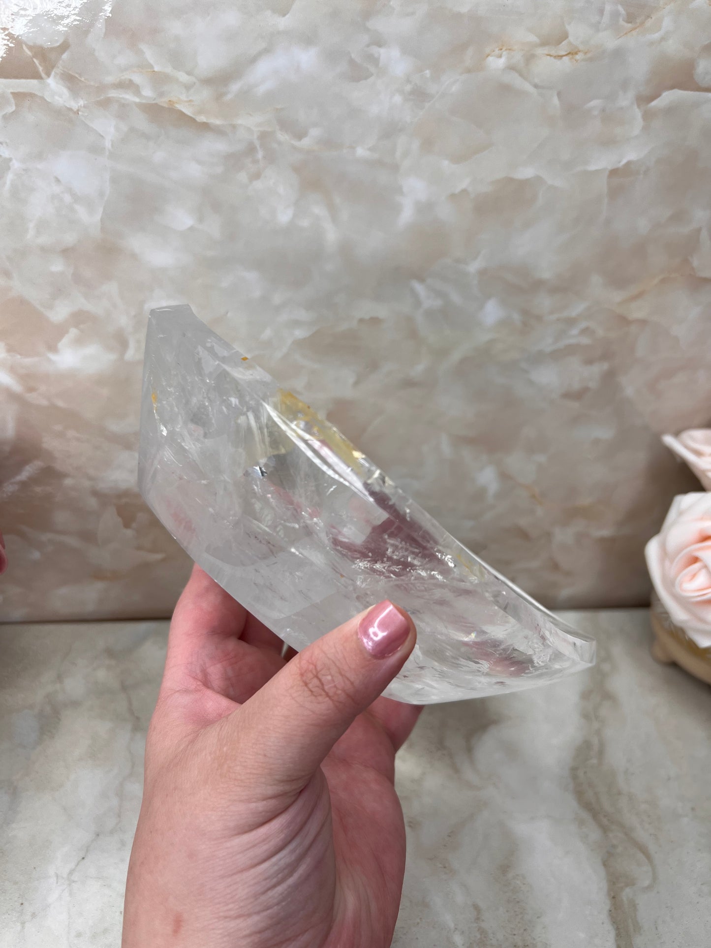 Clear Quartz Bowl from Brazil