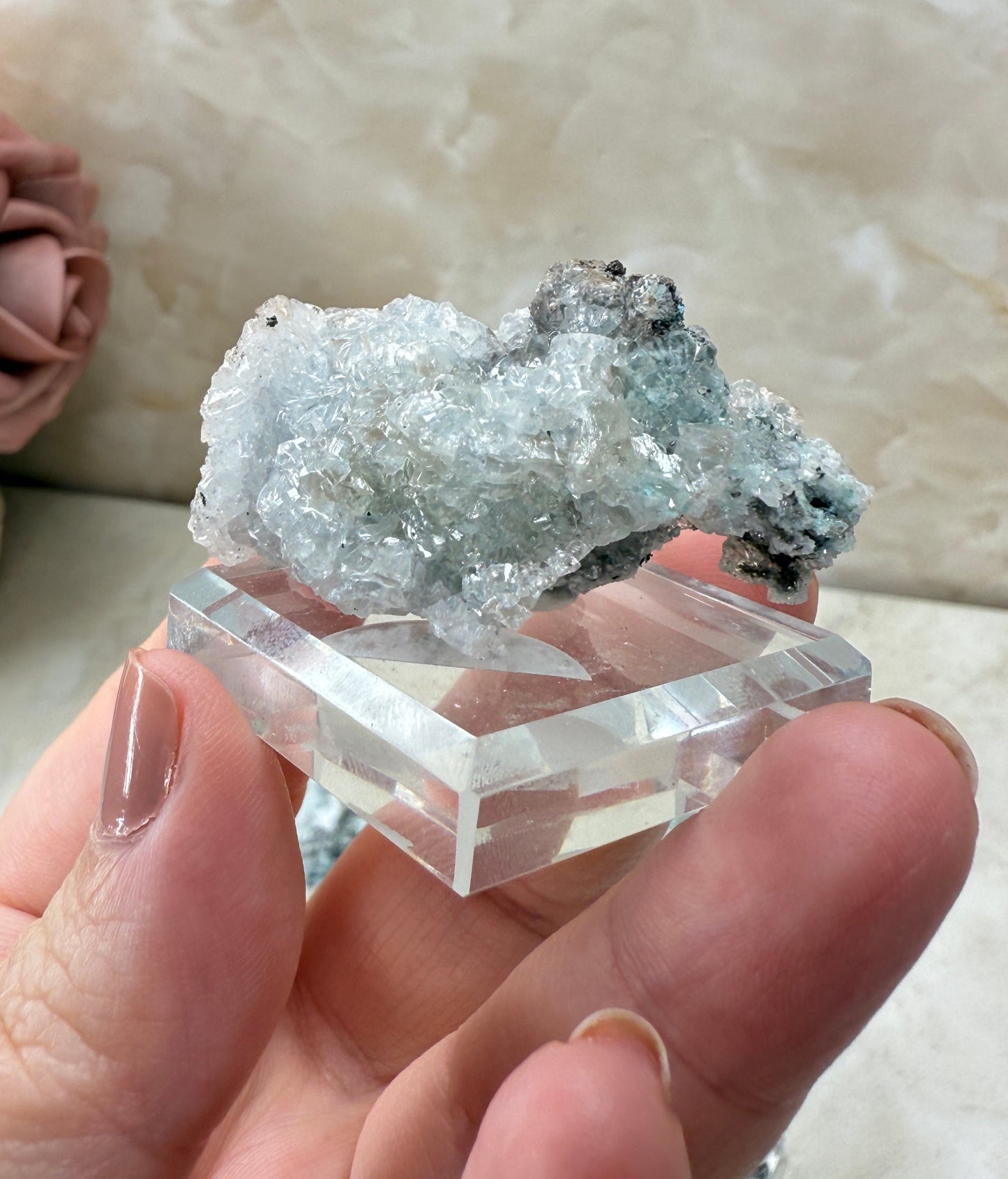 Calcite with Copper from Mexico