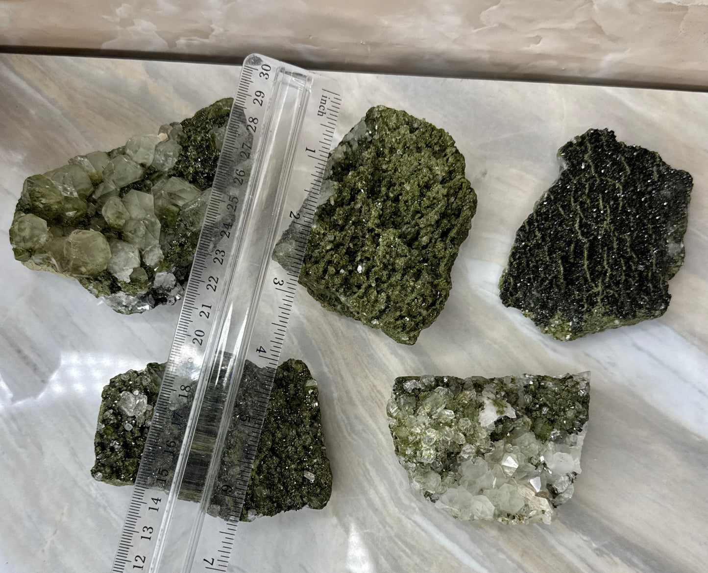 Epidote & Quartz Cluster from Turkey